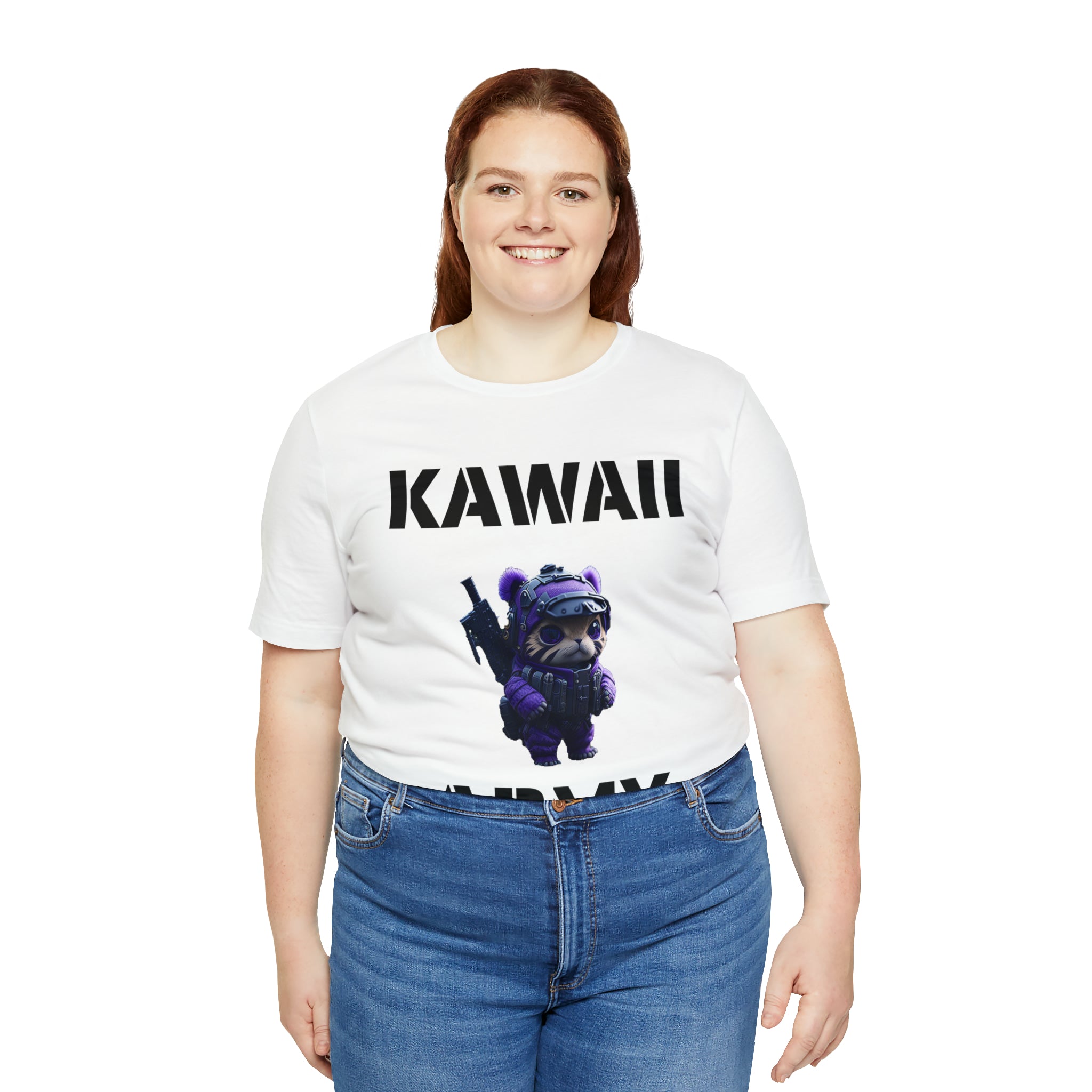 Kawaii Army "Cute but Deadly" T-Shirt | blue scout sniper