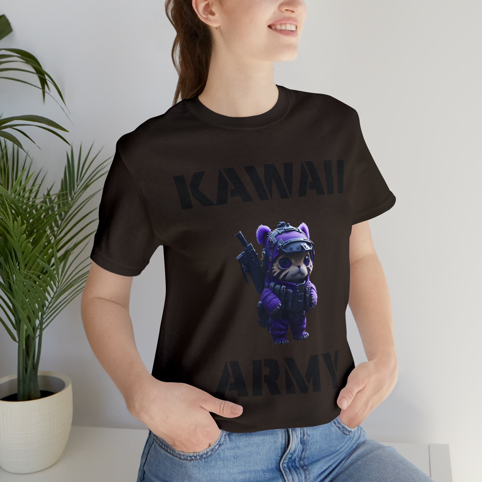 Kawaii Army "Cute but Deadly" T-Shirt | blue scout sniper