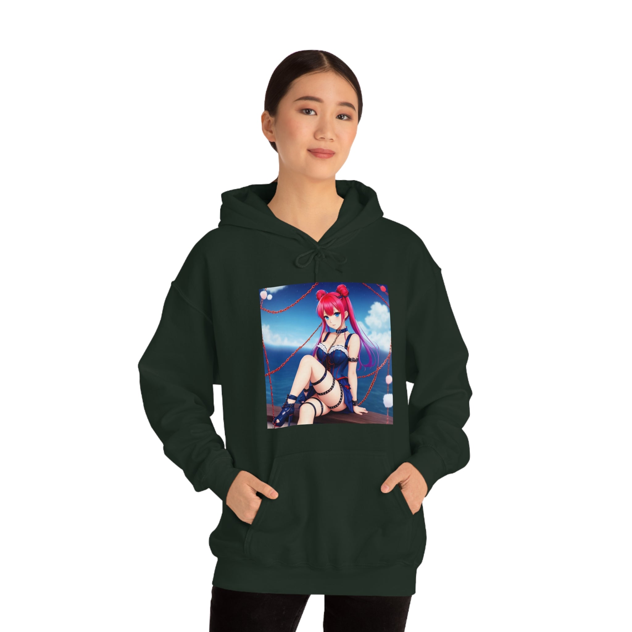 Sea Breeze waifu Unisex Hooded Sweatshirt