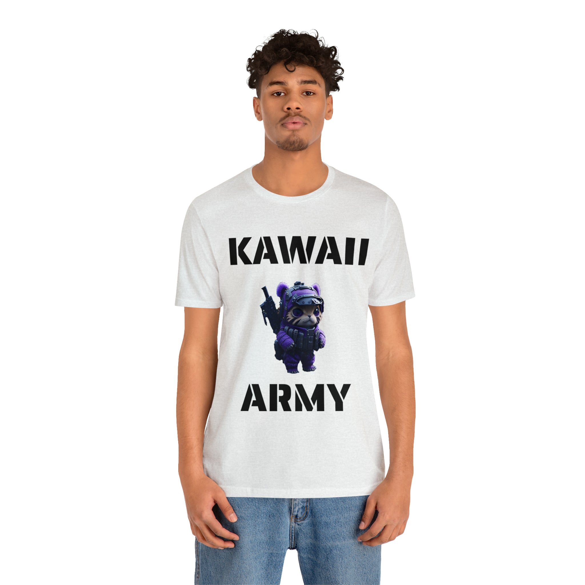 Kawaii Army "Cute but Deadly" T-Shirt | blue scout sniper