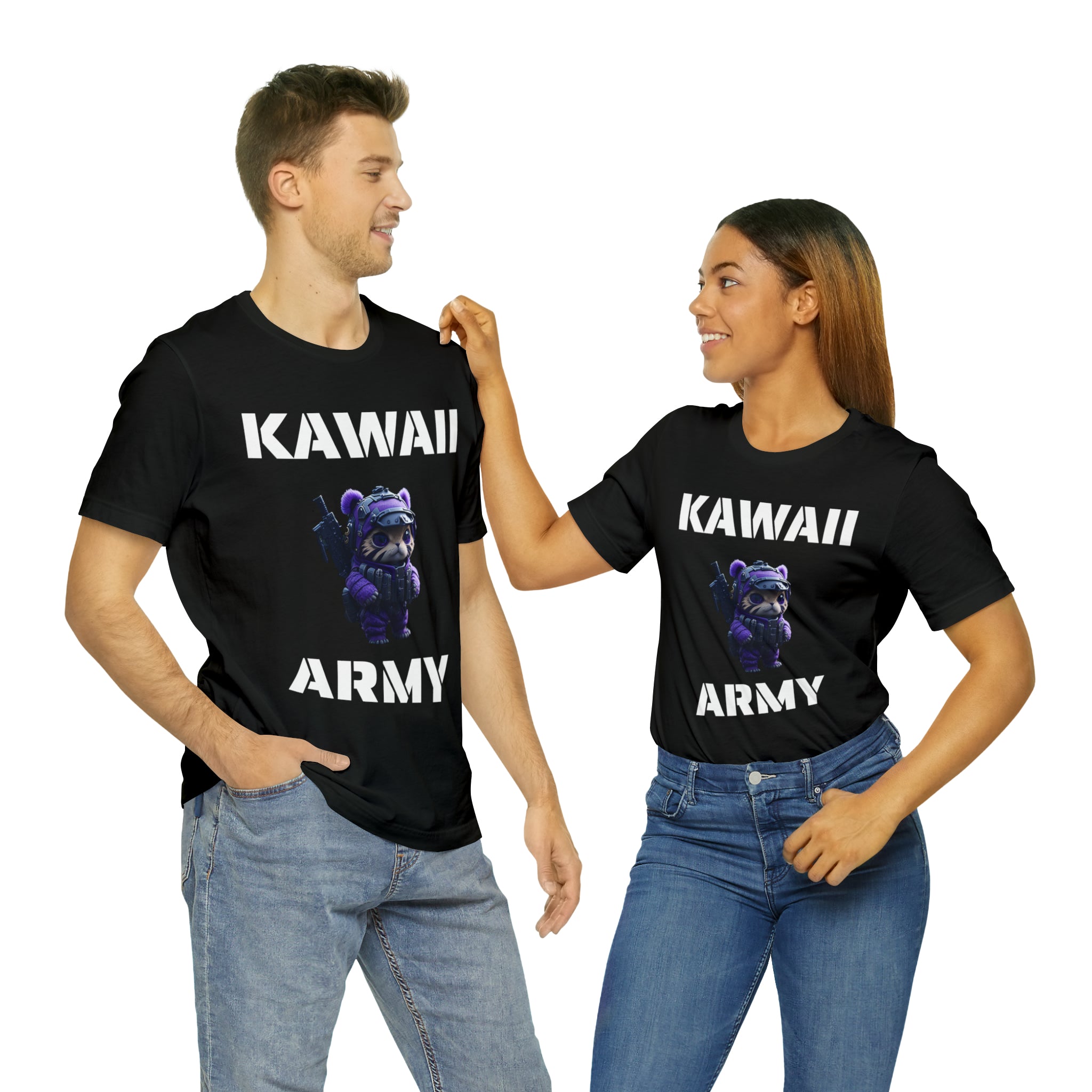 Kawaii Army "Cute but Deadly" T-Shirt | blue scout sniper