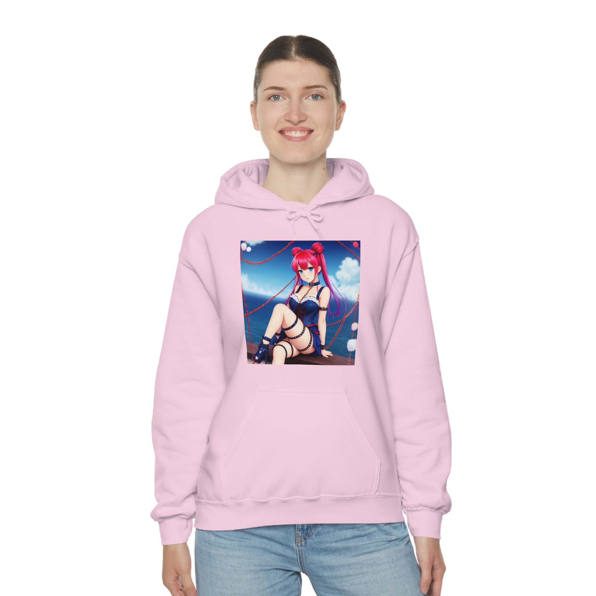 Sea Breeze waifu Unisex Hooded Sweatshirt