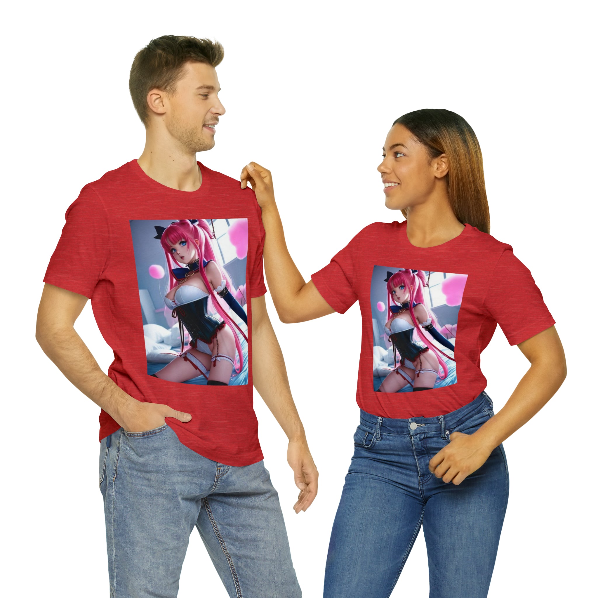 sexy waifu Unisex Jersey Short Sleeve Tee