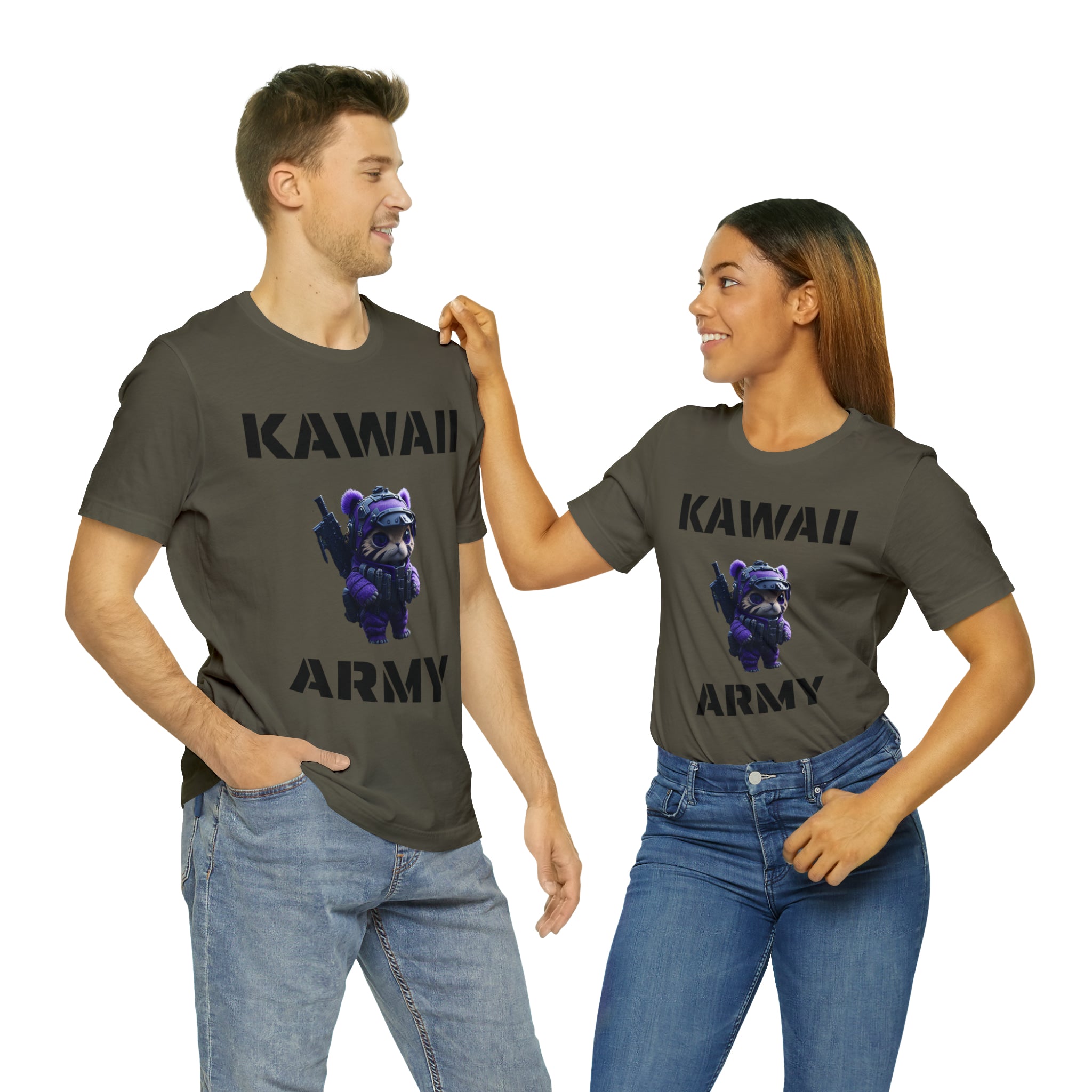 Kawaii Army "Cute but Deadly" T-Shirt | blue scout sniper