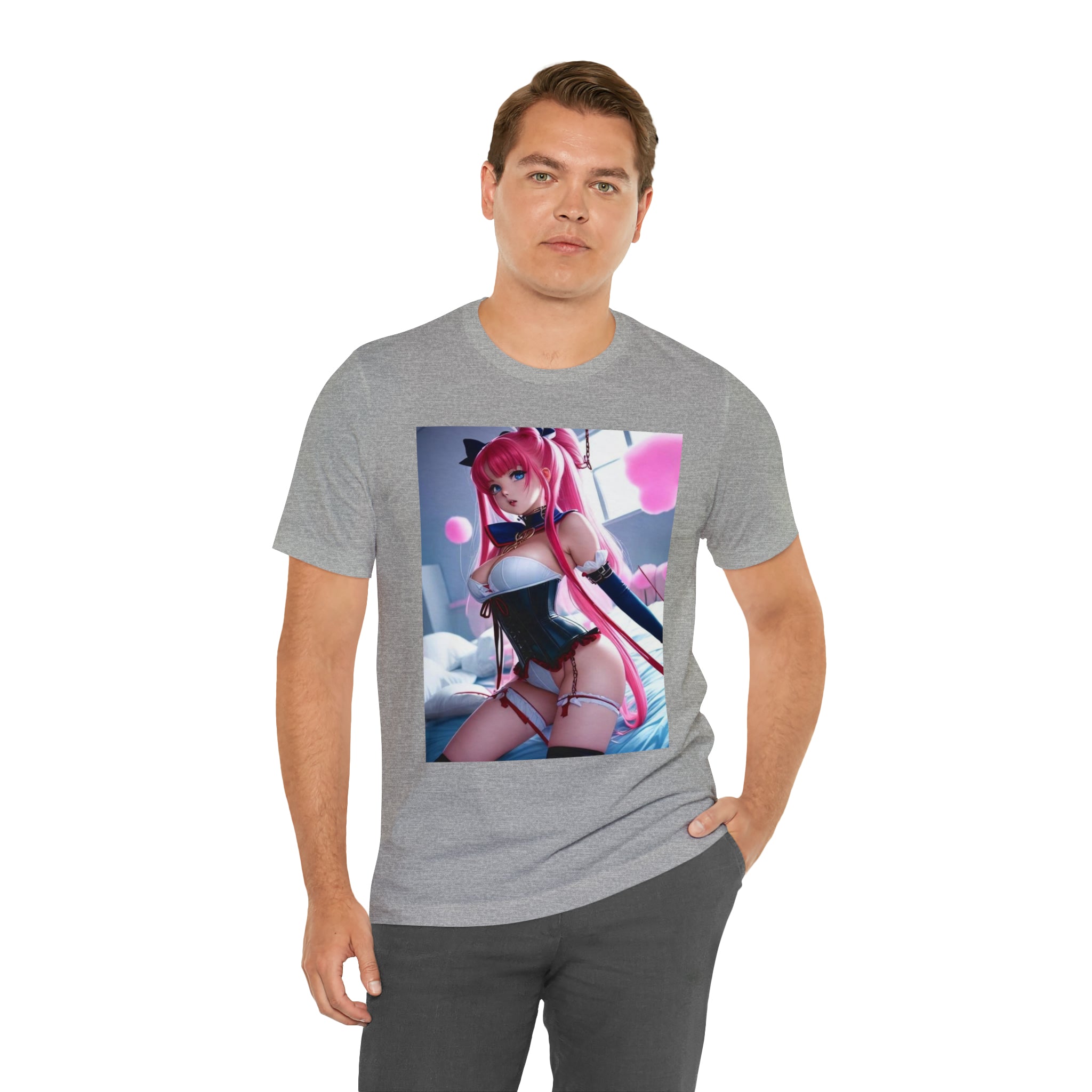 sexy waifu Unisex Jersey Short Sleeve Tee