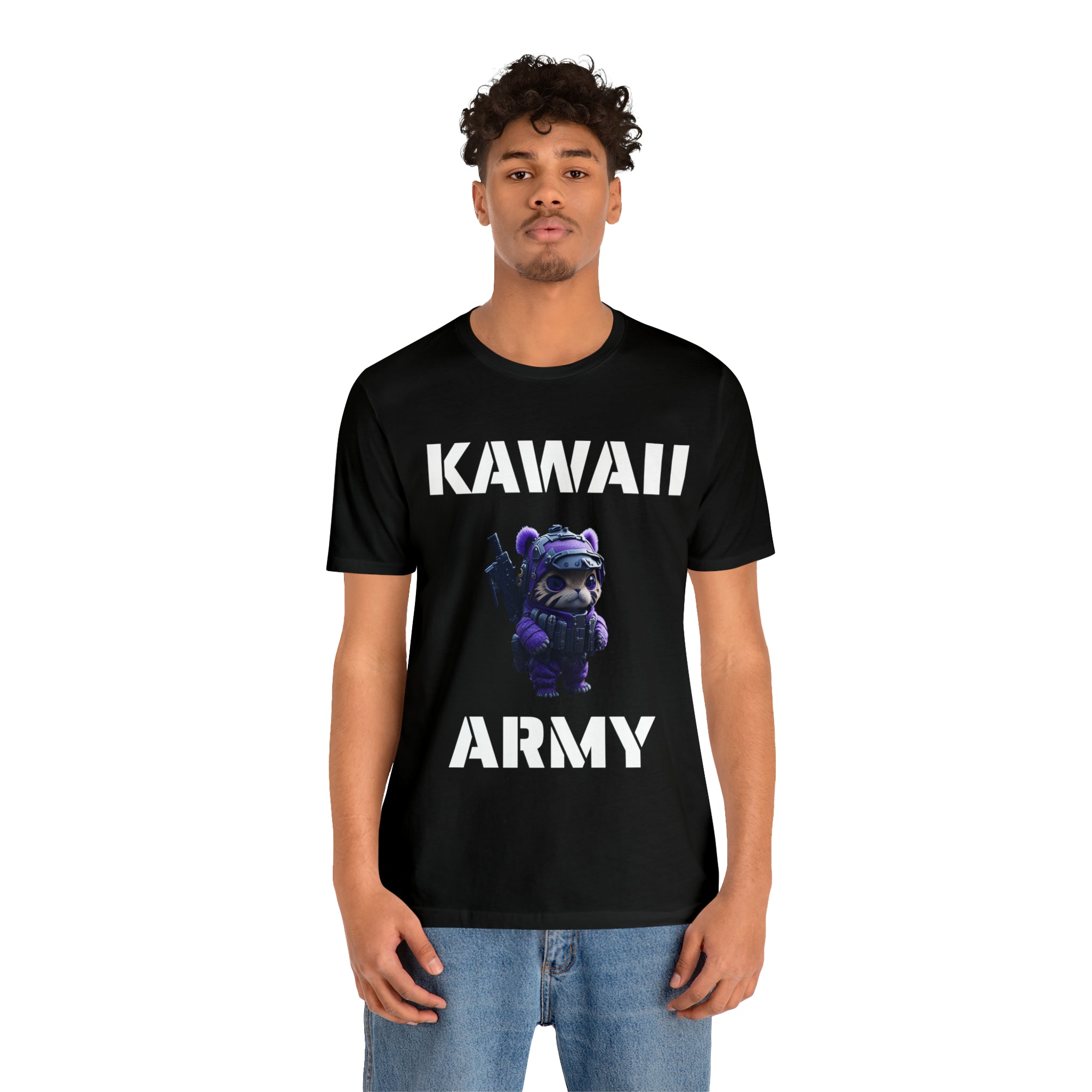 Kawaii Army "Cute but Deadly" T-Shirt | blue scout sniper