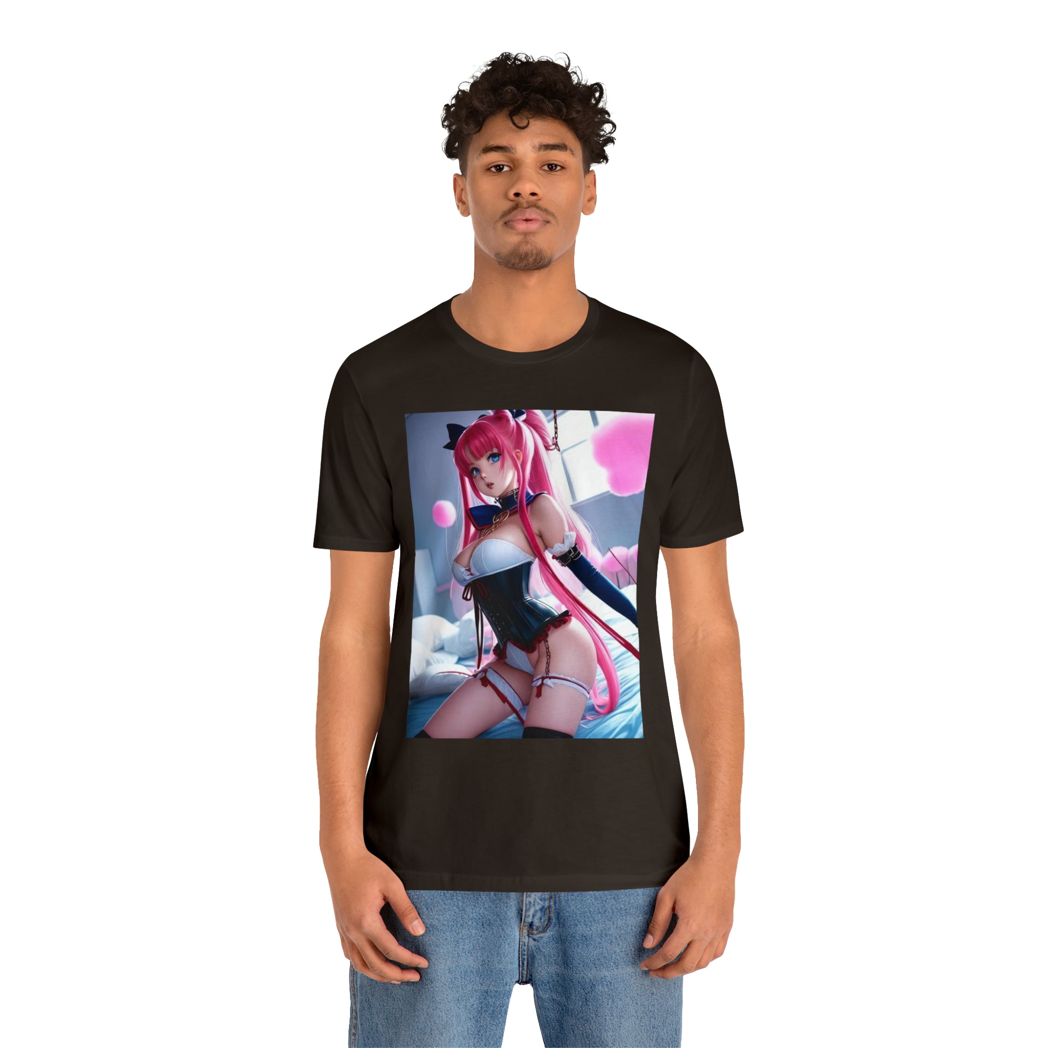 sexy waifu Unisex Jersey Short Sleeve Tee