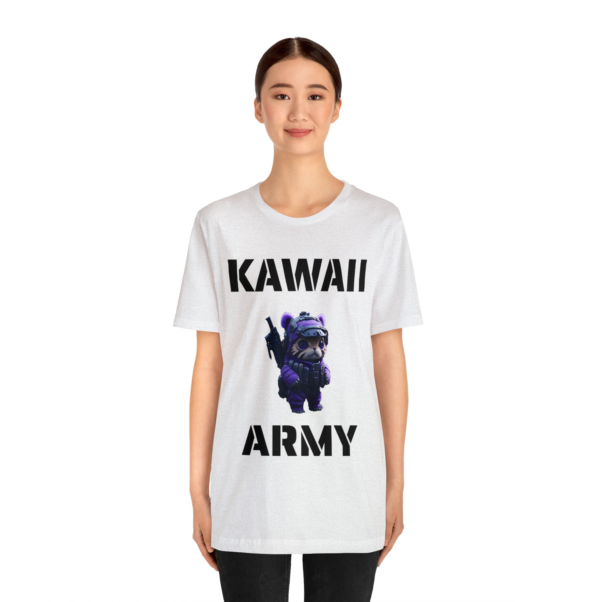 Kawaii Army "Cute but Deadly" T-Shirt | blue scout sniper