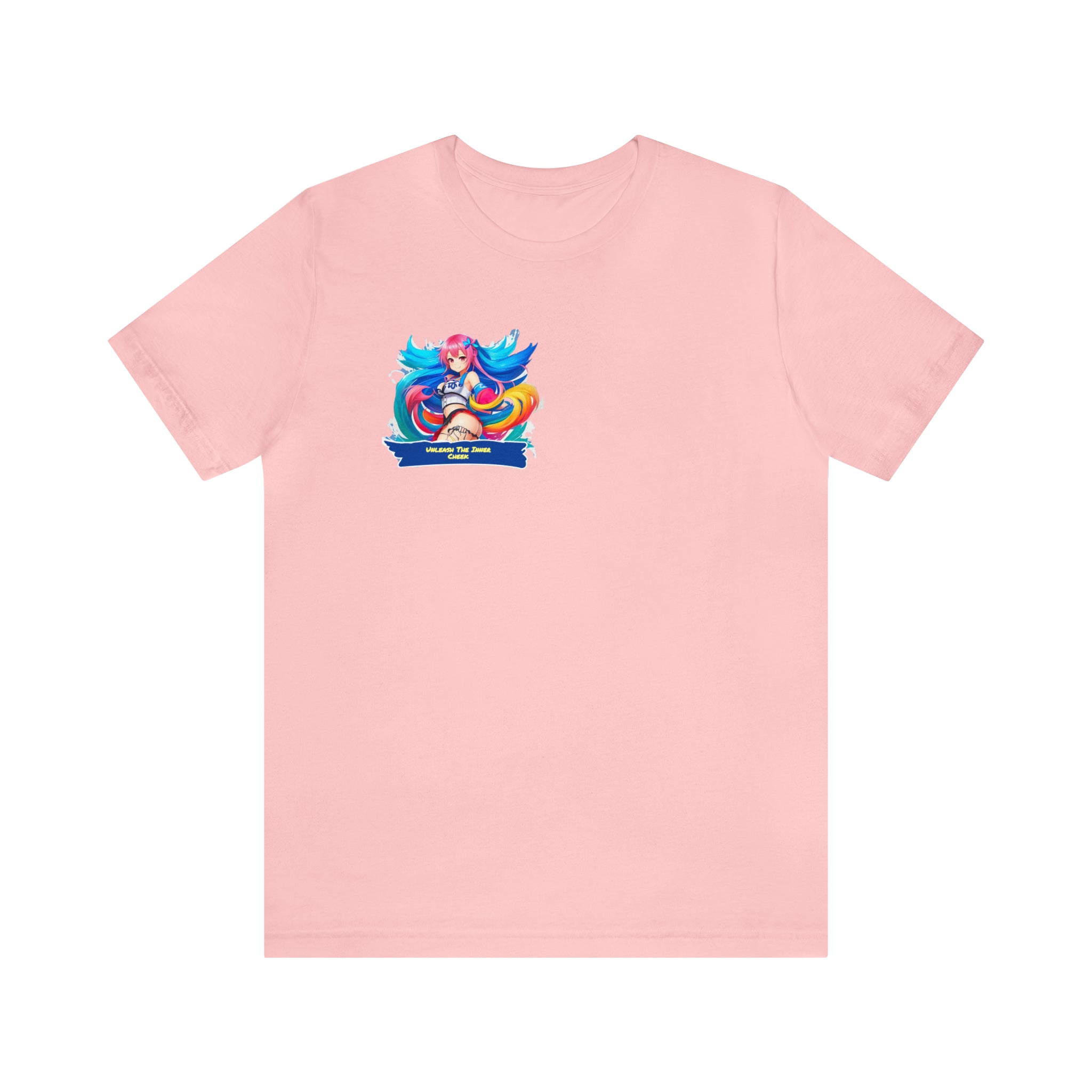 Cheeky Prints Logo tee2: A Seductive Waifu for You to wear