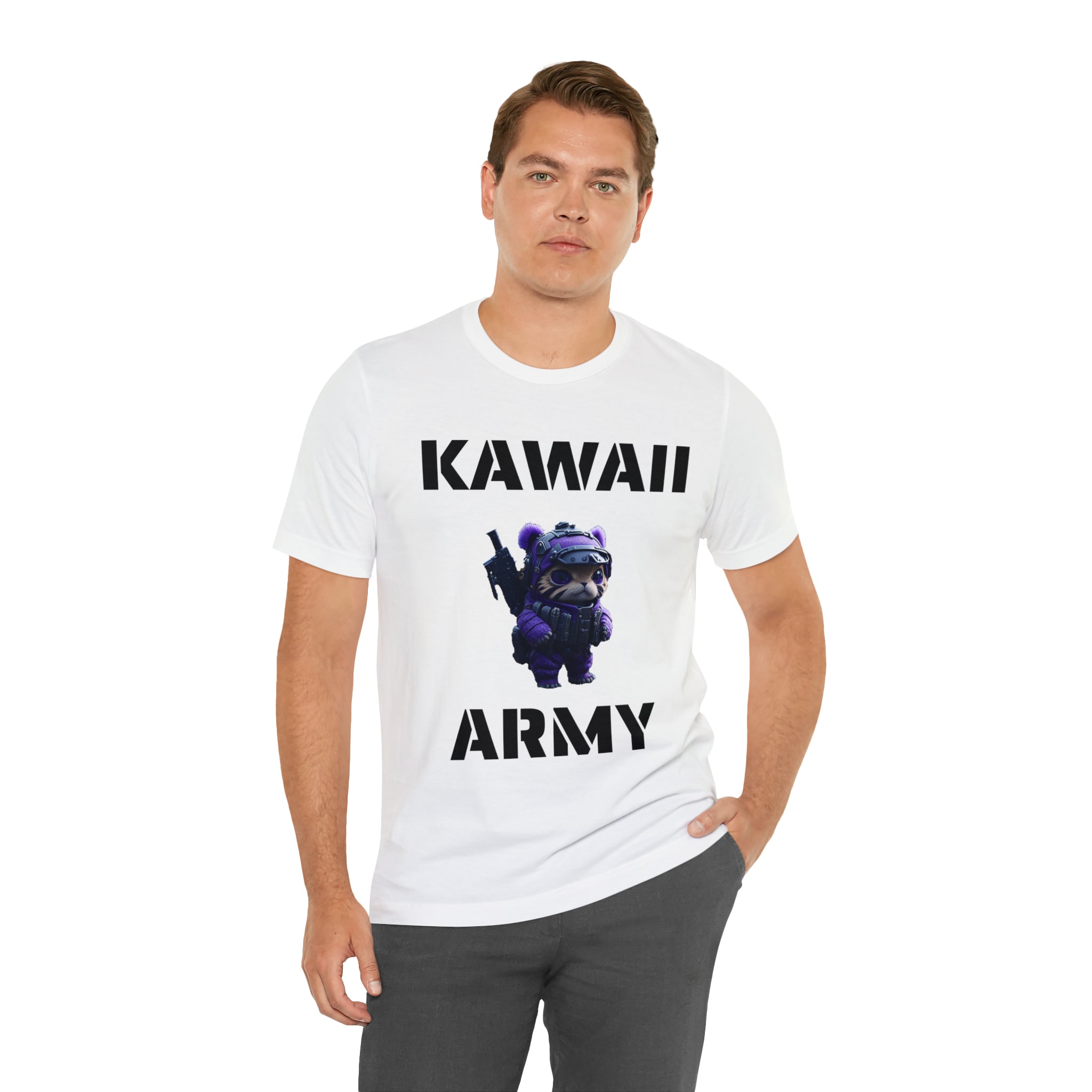 Kawaii Army "Cute but Deadly" T-Shirt | blue scout sniper