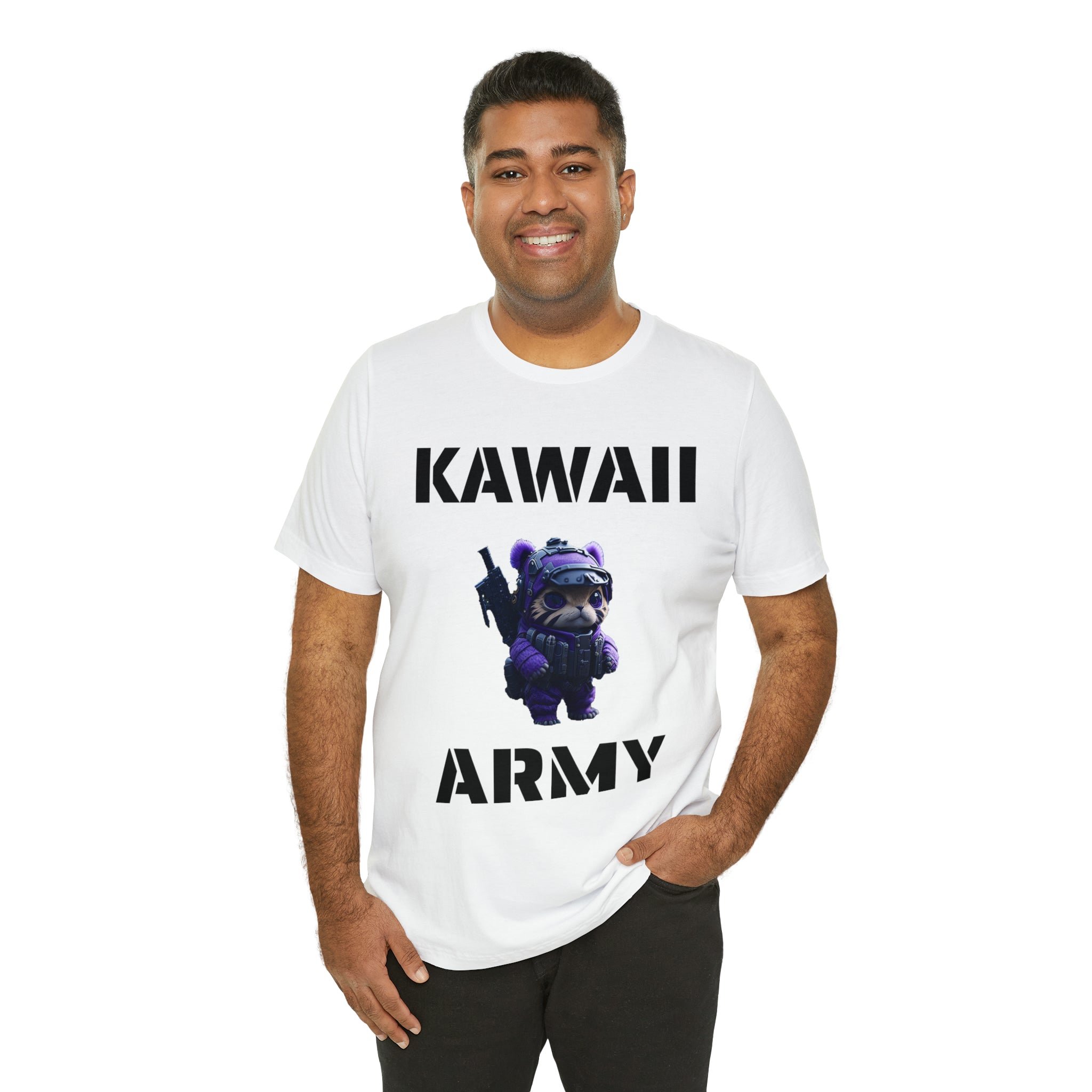 Kawaii Army "Cute but Deadly" T-Shirt | blue scout sniper