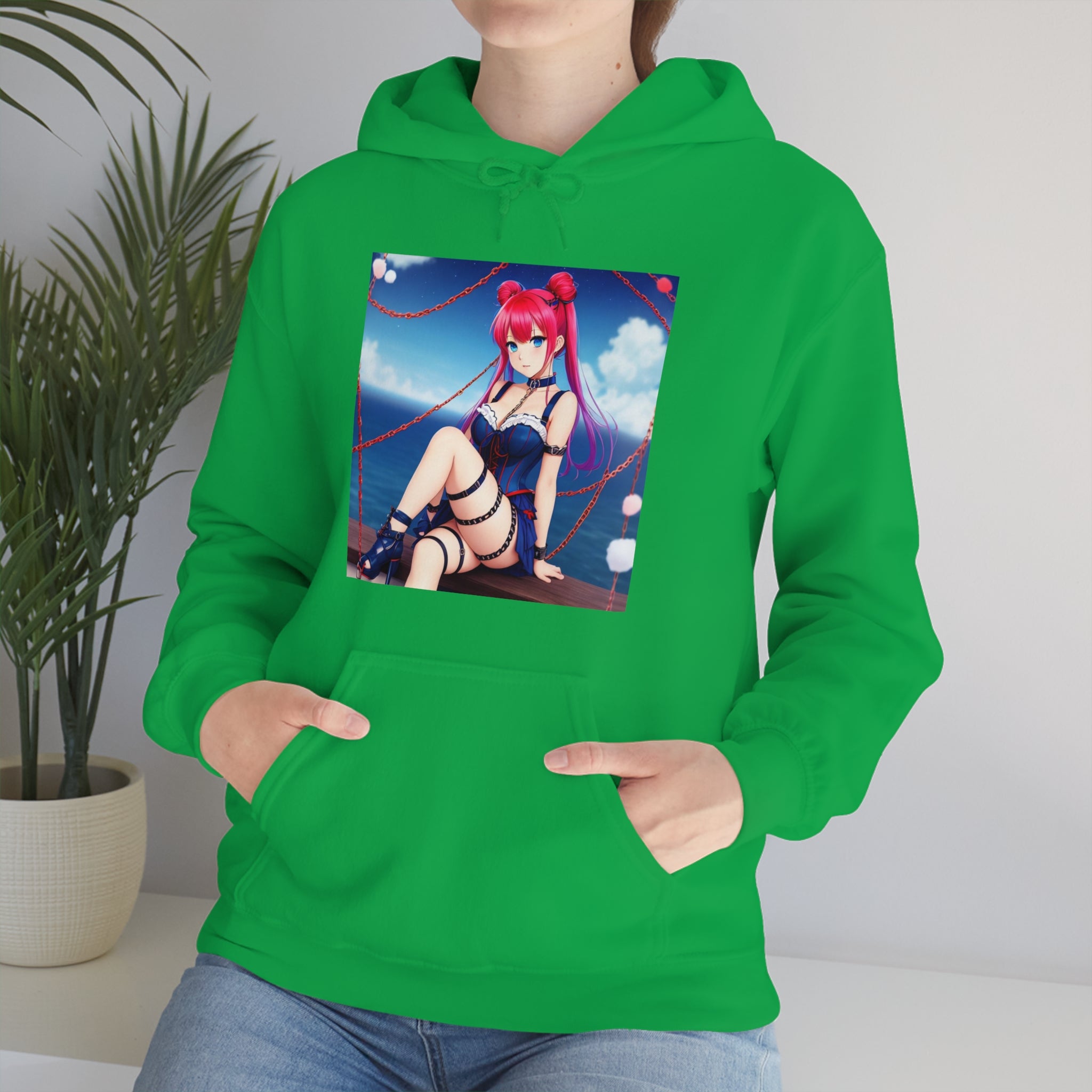 Sea Breeze waifu Unisex Hooded Sweatshirt