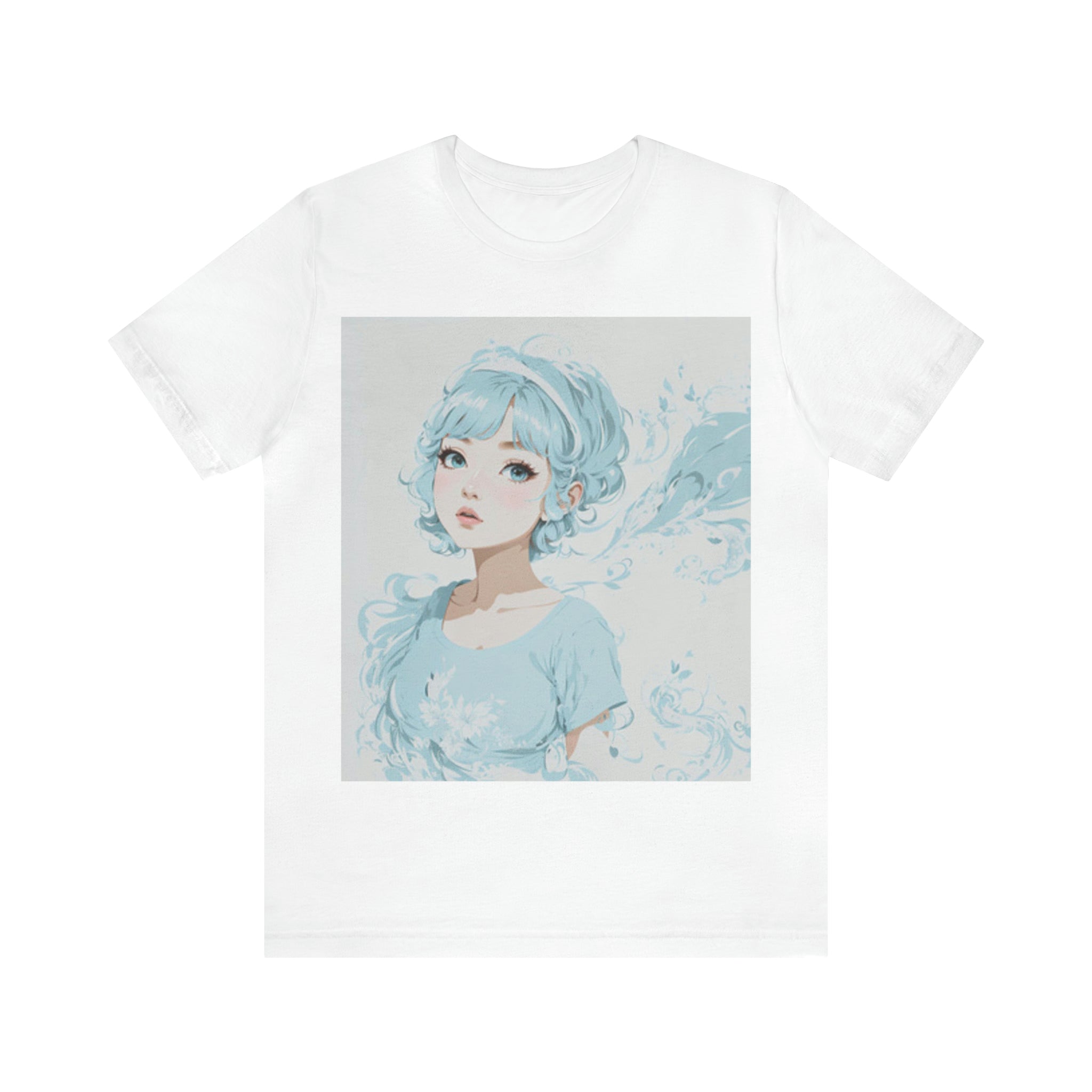 pastel girl gazing into the distance Jersey Short Sleeve Tee