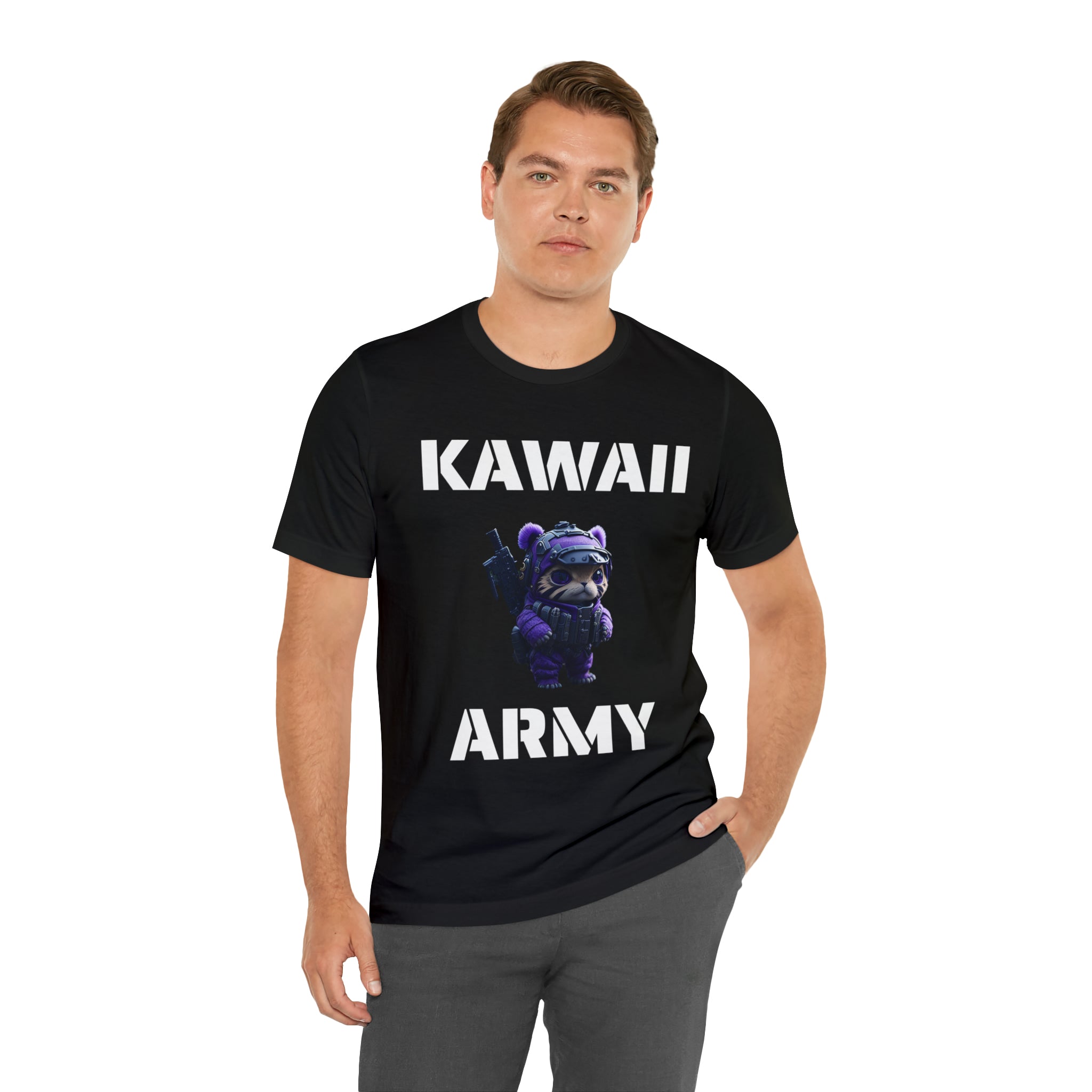 Kawaii Army "Cute but Deadly" T-Shirt | blue scout sniper