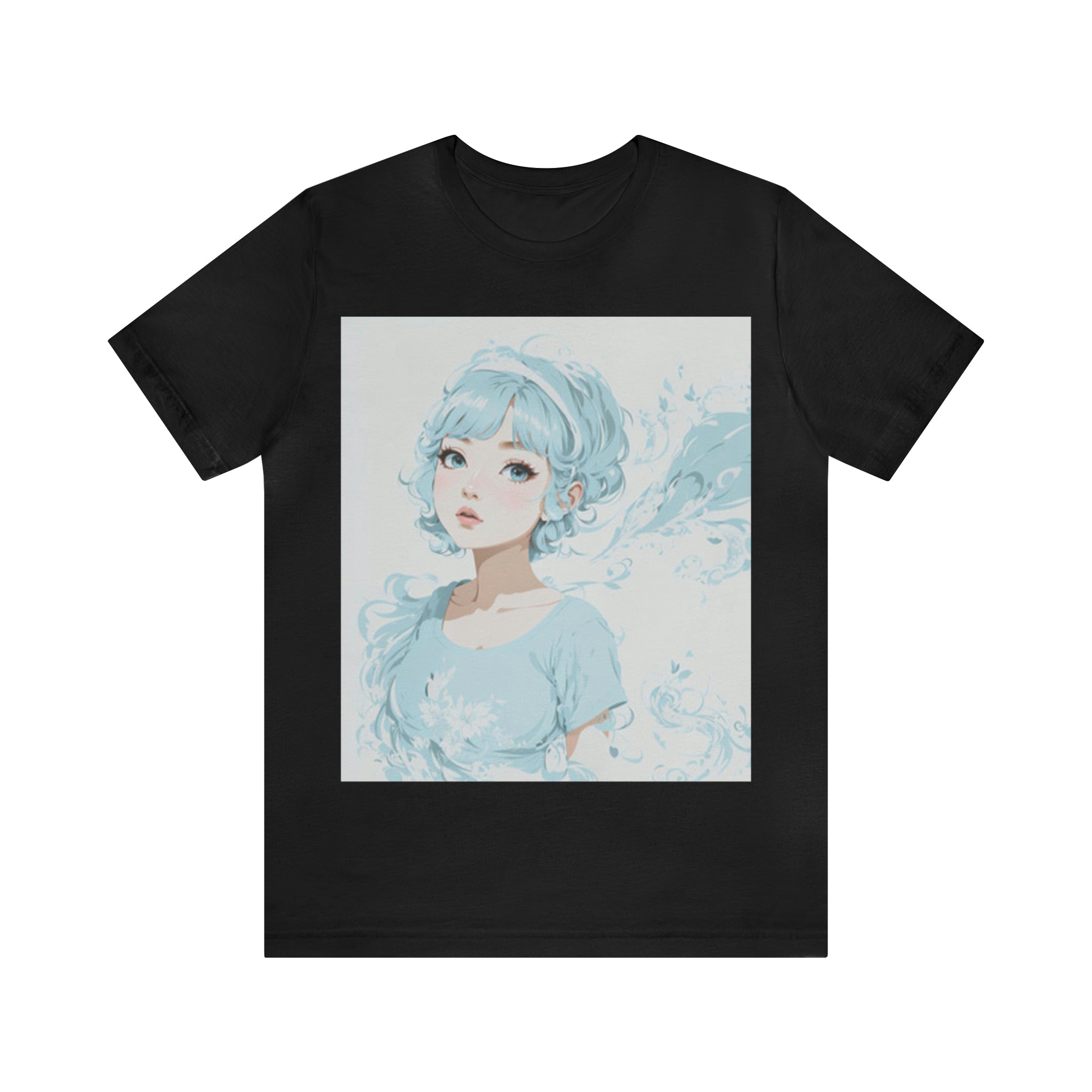 pastel girl gazing into the distance Jersey Short Sleeve Tee