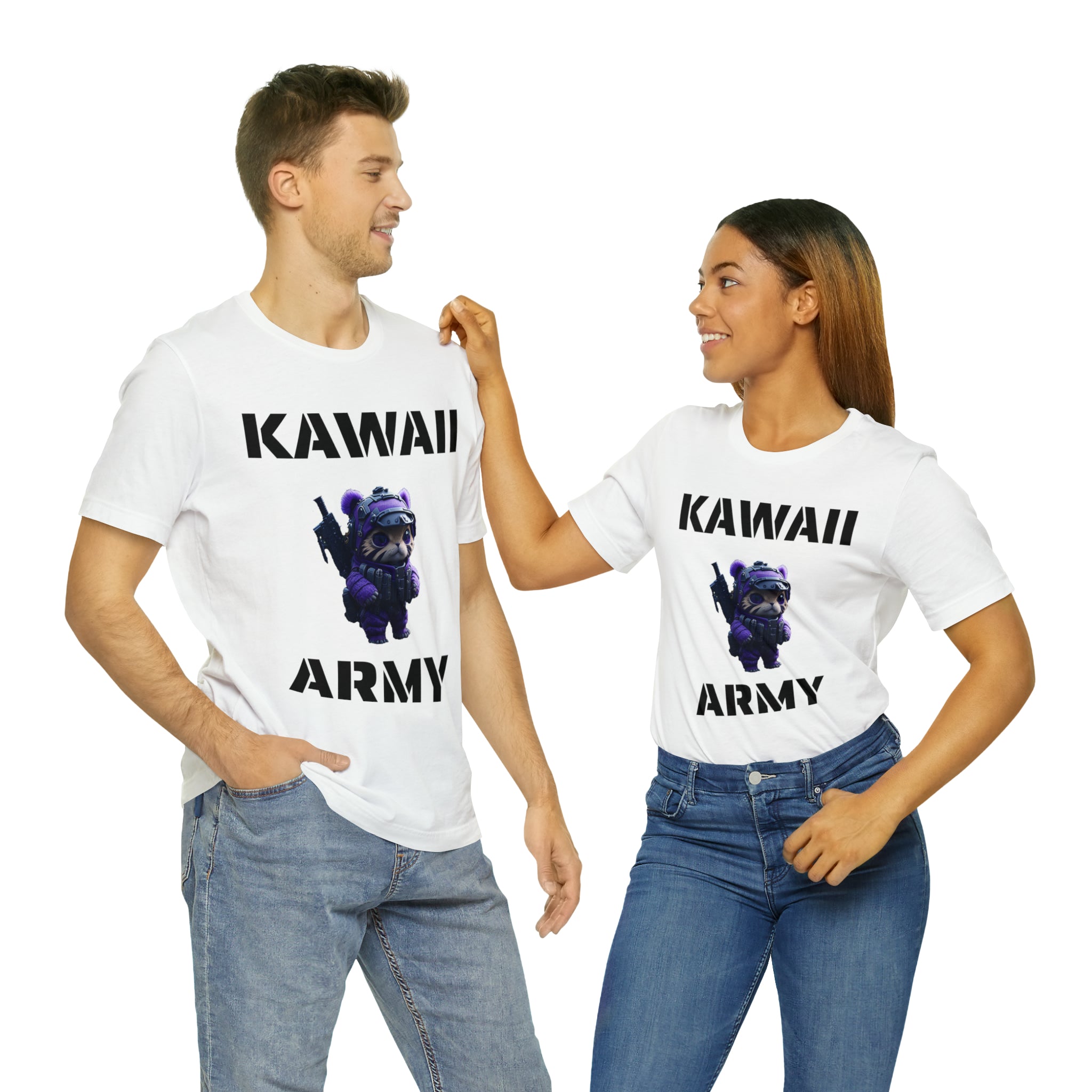 Kawaii Army "Cute but Deadly" T-Shirt | blue scout sniper