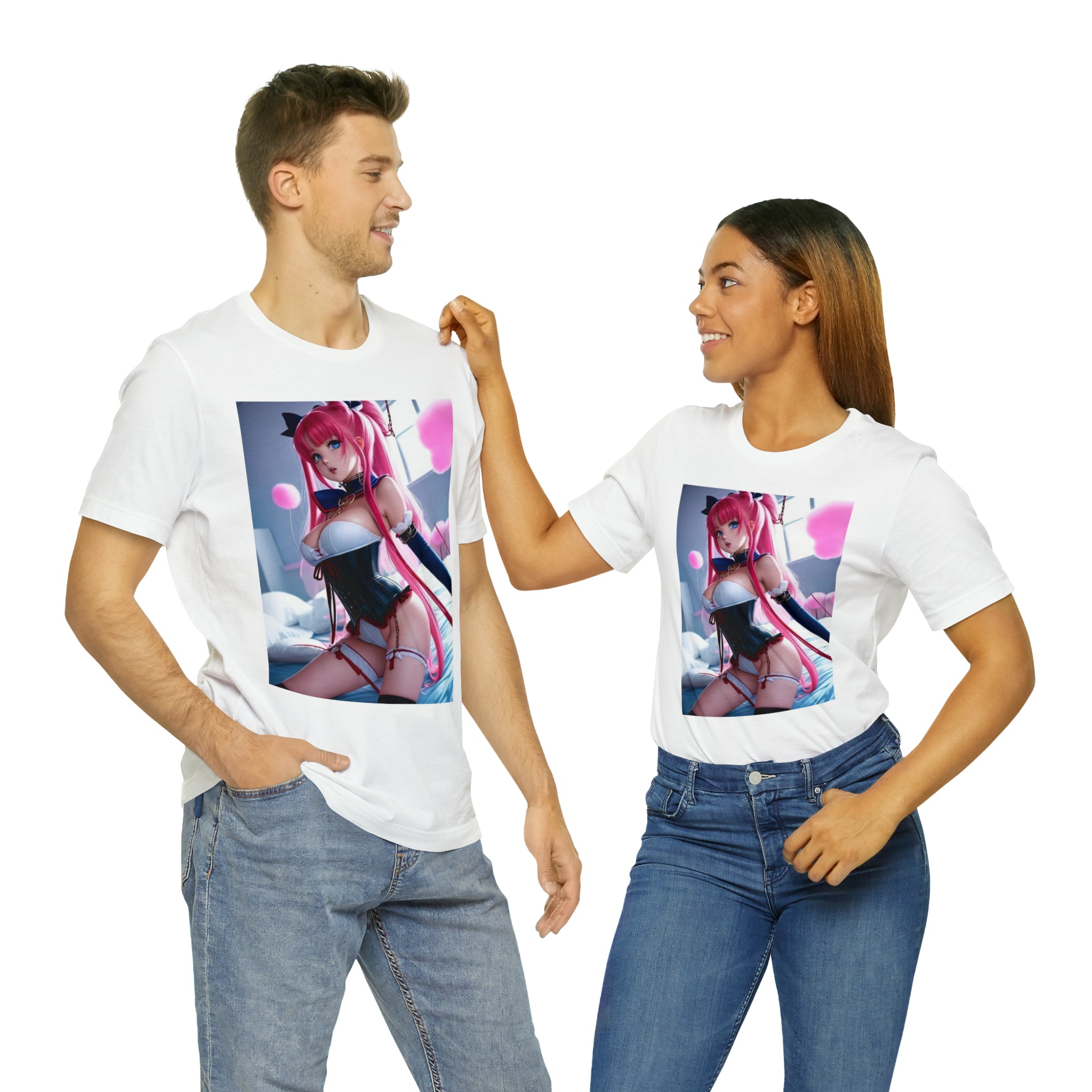 sexy waifu Unisex Jersey Short Sleeve Tee