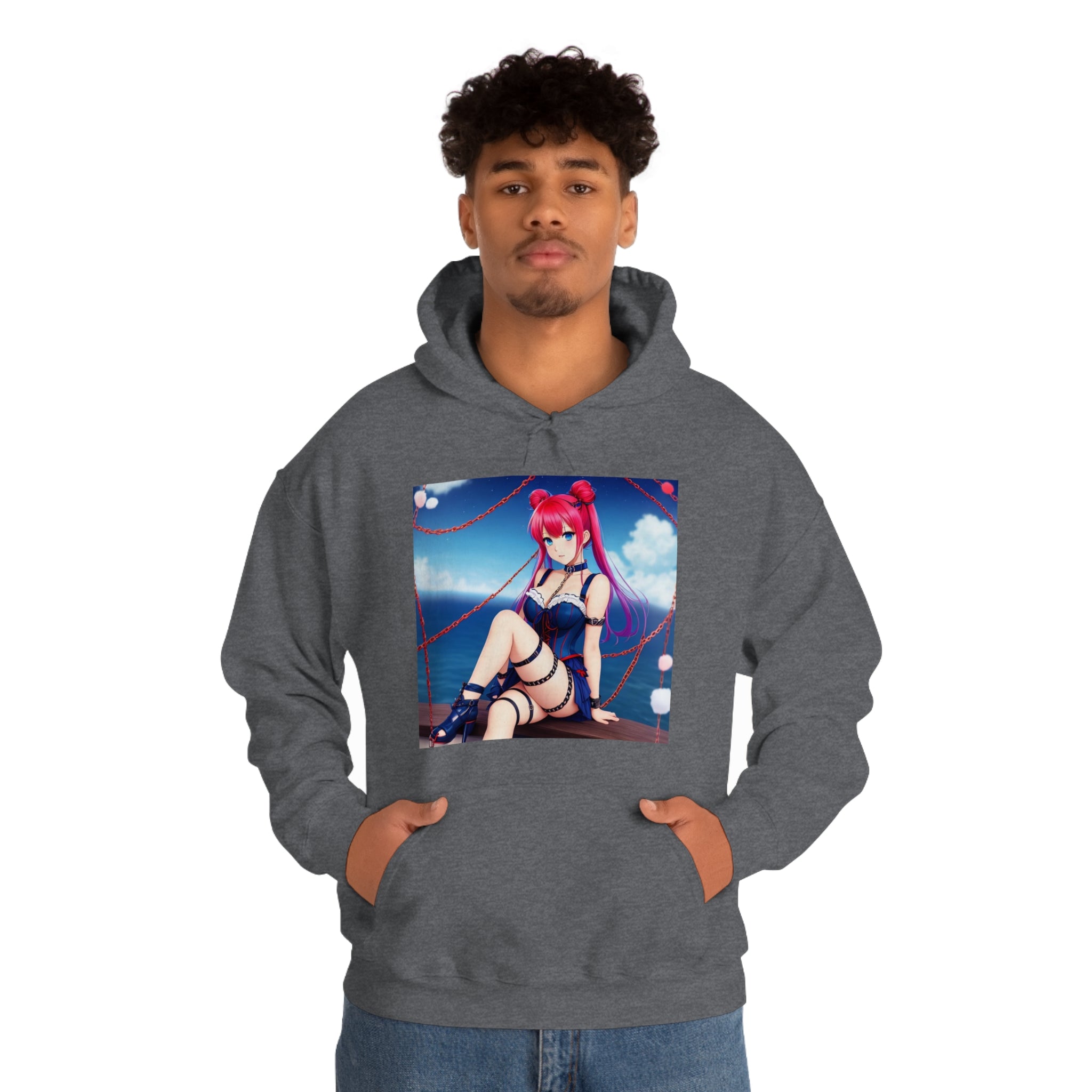 Sea Breeze waifu Unisex Hooded Sweatshirt