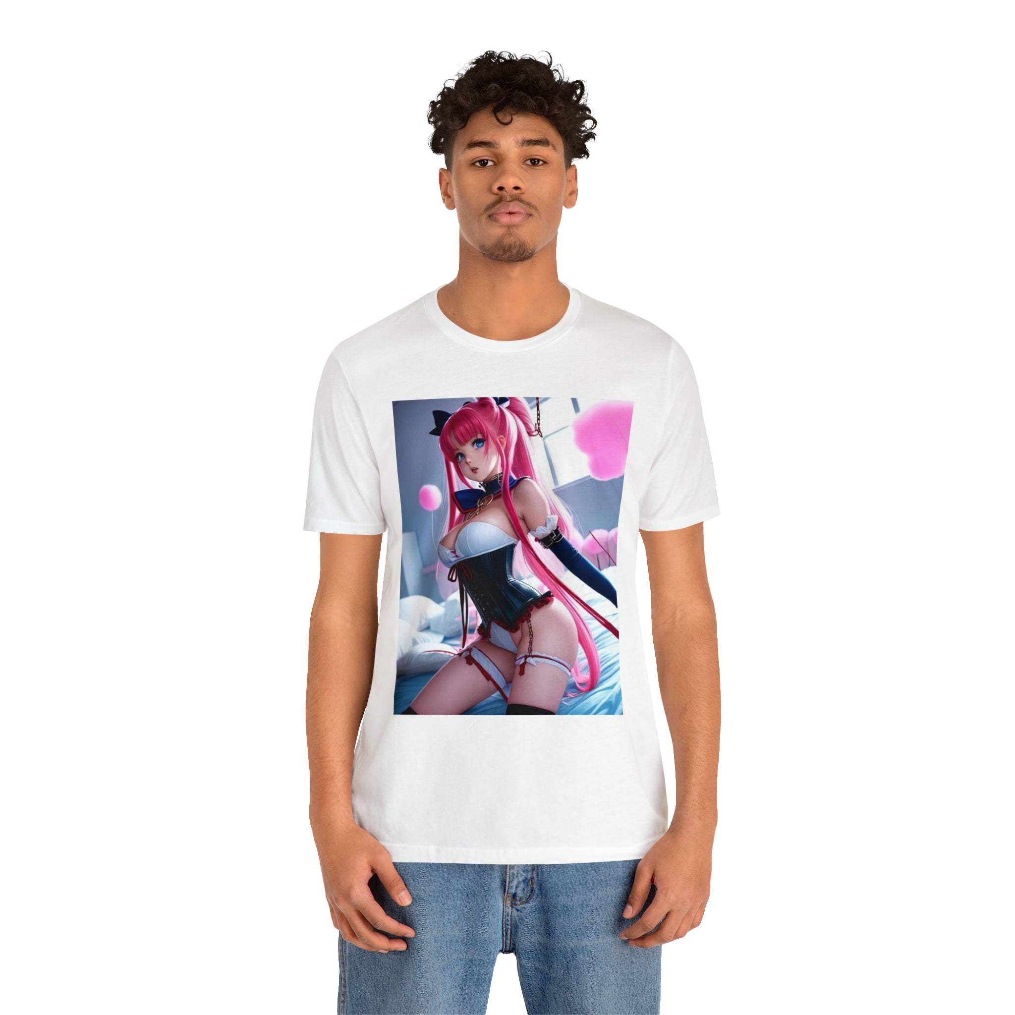 sexy waifu Unisex Jersey Short Sleeve Tee