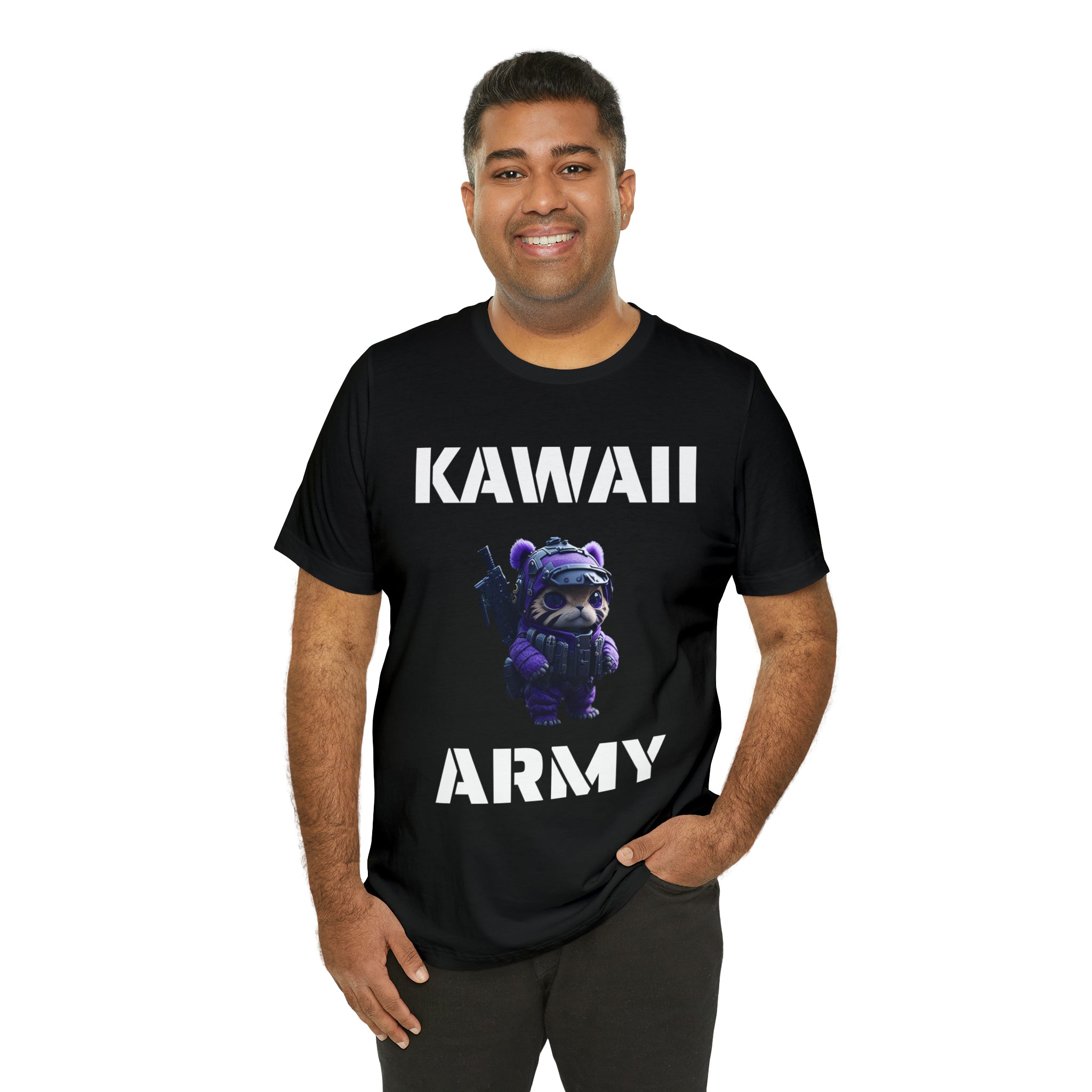 Kawaii Army "Cute but Deadly" T-Shirt | blue scout sniper