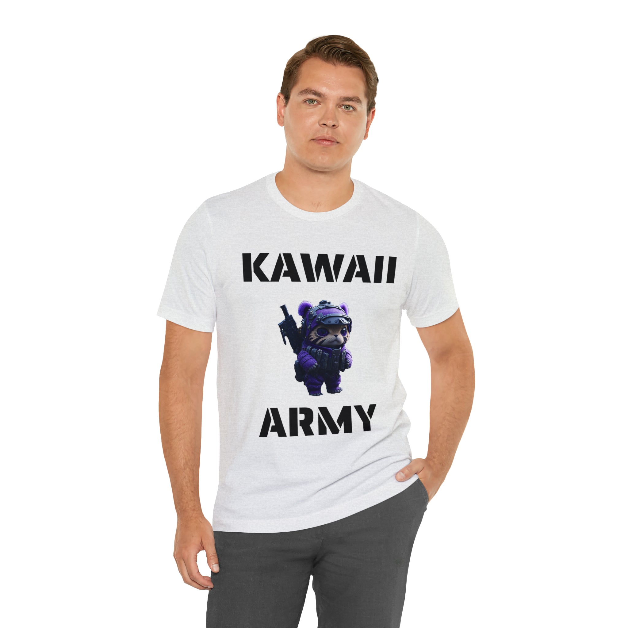 Kawaii Army "Cute but Deadly" T-Shirt | blue scout sniper