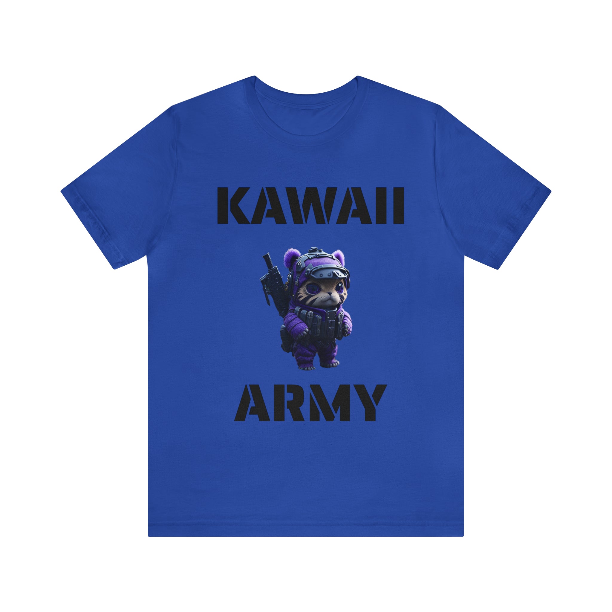 Kawaii Army "Cute but Deadly" T-Shirt | blue scout sniper