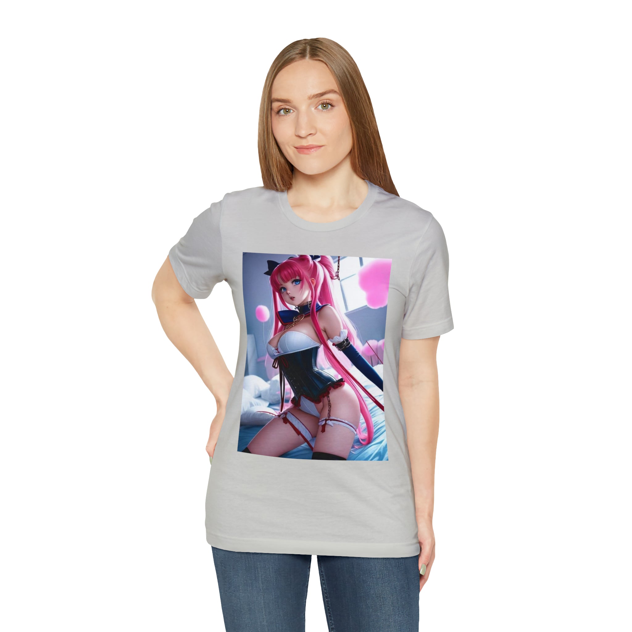 sexy waifu Unisex Jersey Short Sleeve Tee