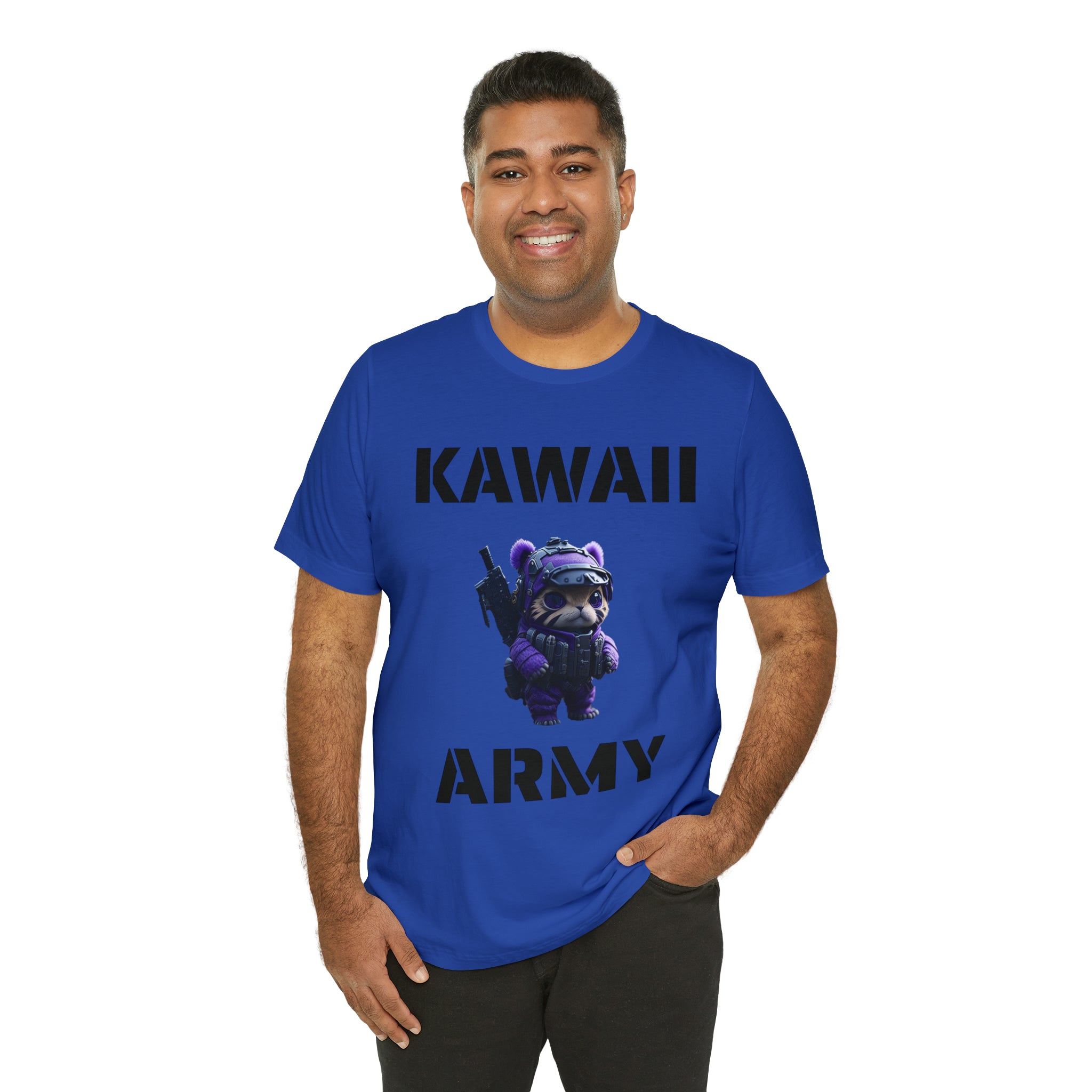 Kawaii Army "Cute but Deadly" T-Shirt | blue scout sniper