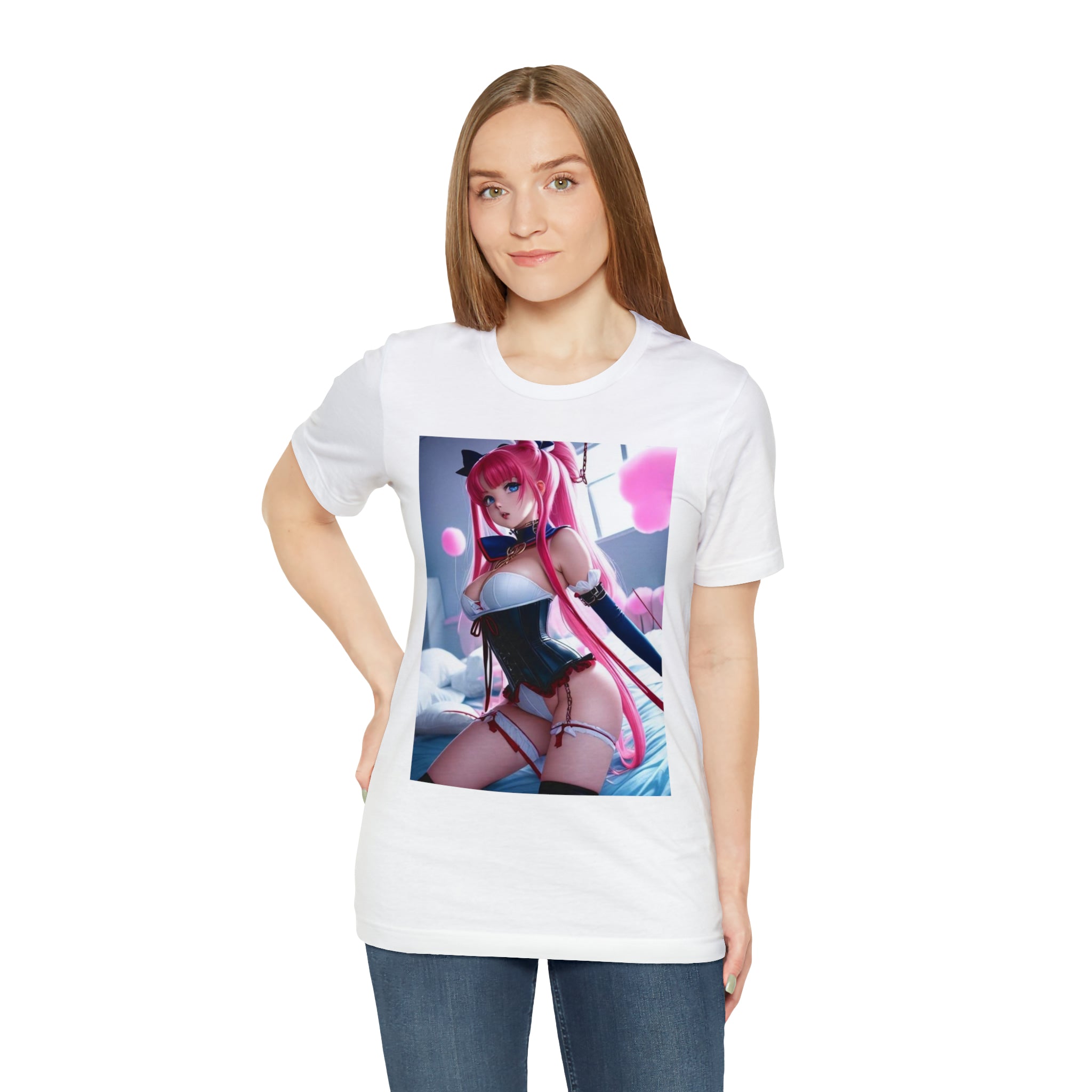 sexy waifu Unisex Jersey Short Sleeve Tee