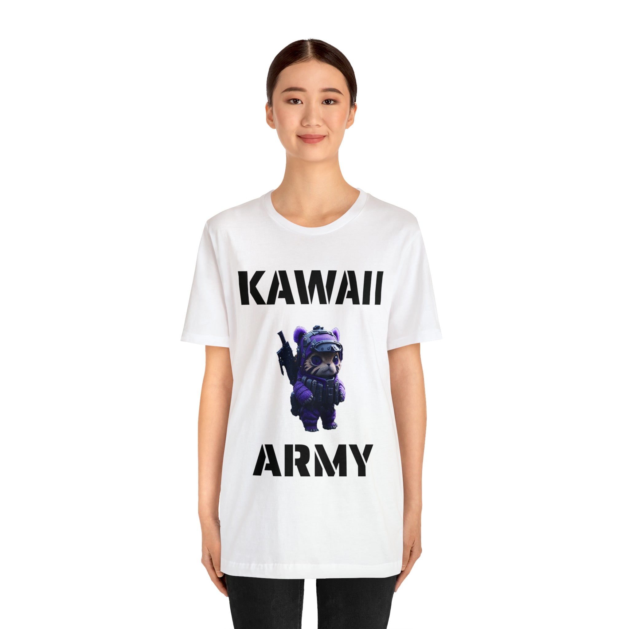 Kawaii Army "Cute but Deadly" T-Shirt | blue scout sniper