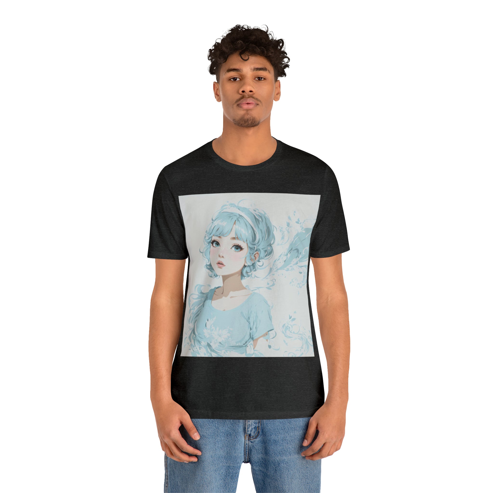 pastel girl gazing into the distance Jersey Short Sleeve Tee