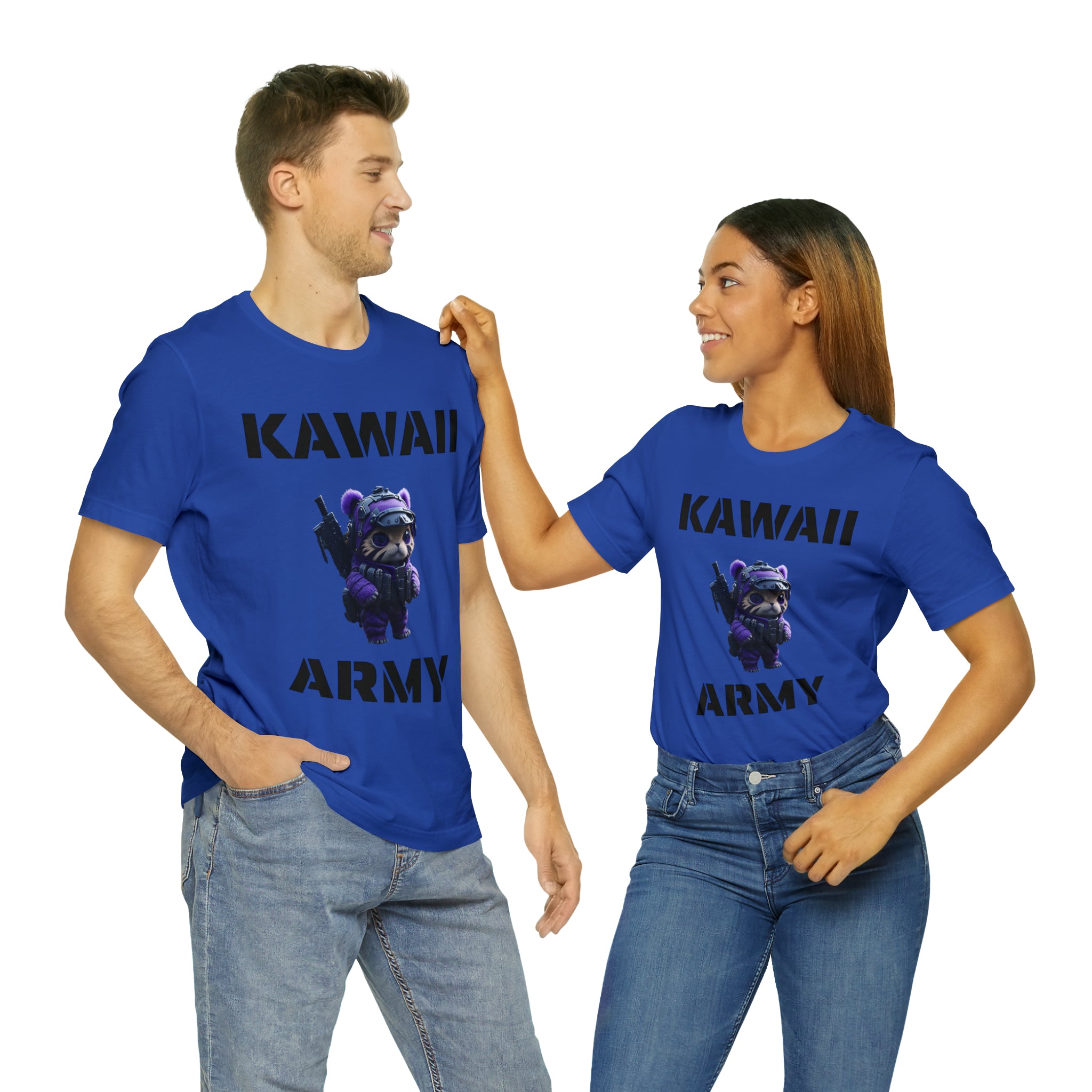 Kawaii Army "Cute but Deadly" T-Shirt | blue scout sniper