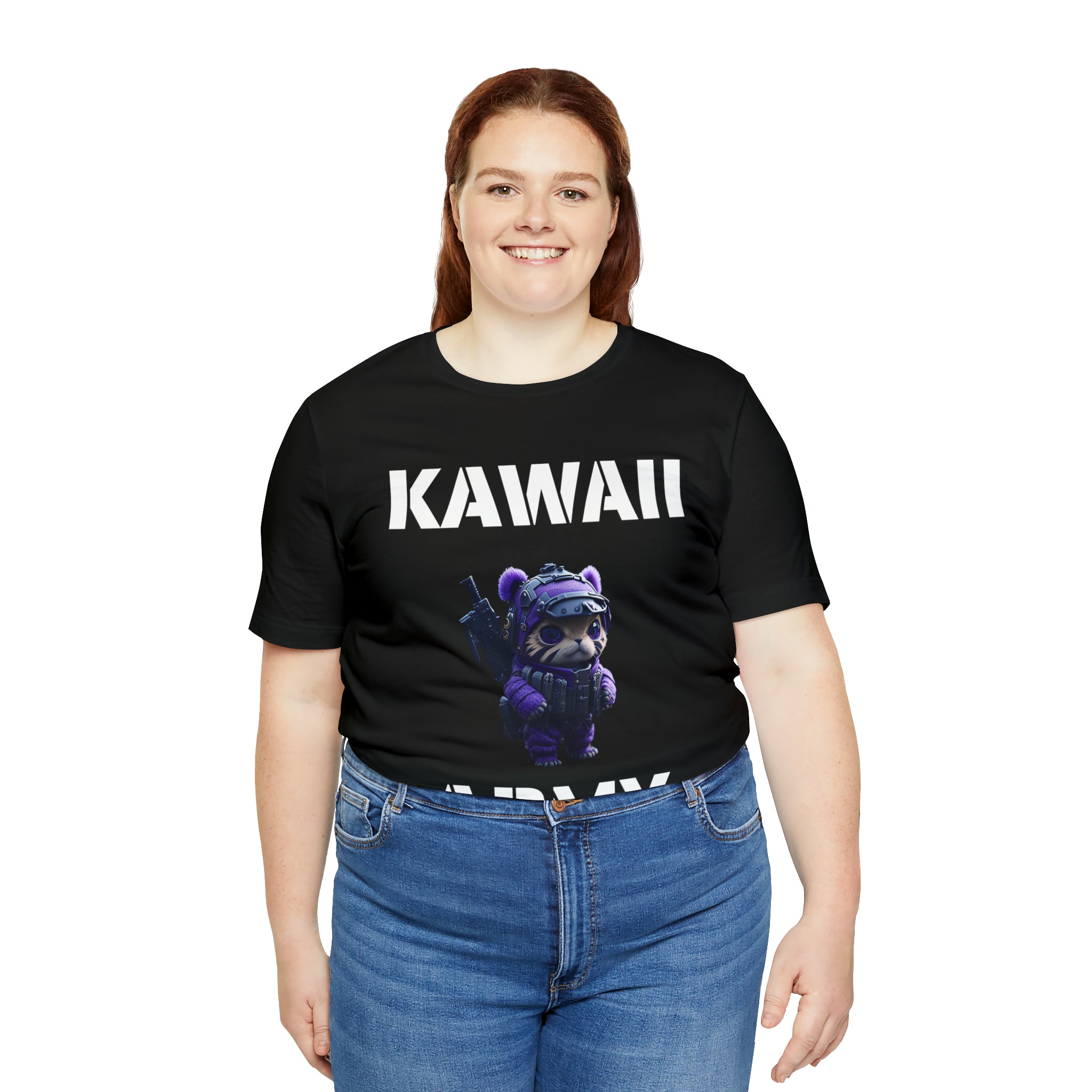 Kawaii Army "Cute but Deadly" T-Shirt | blue scout sniper