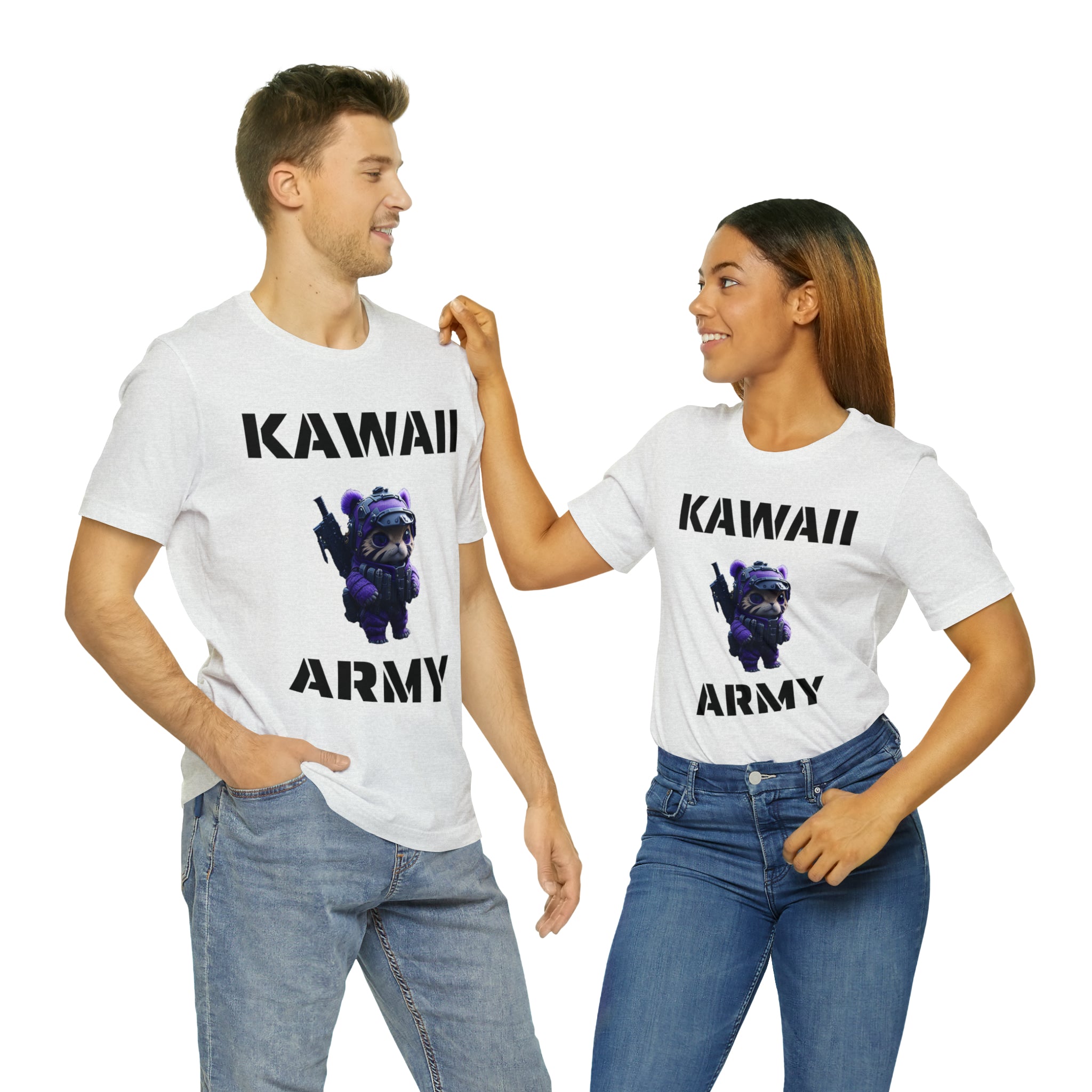 Kawaii Army "Cute but Deadly" T-Shirt | blue scout sniper