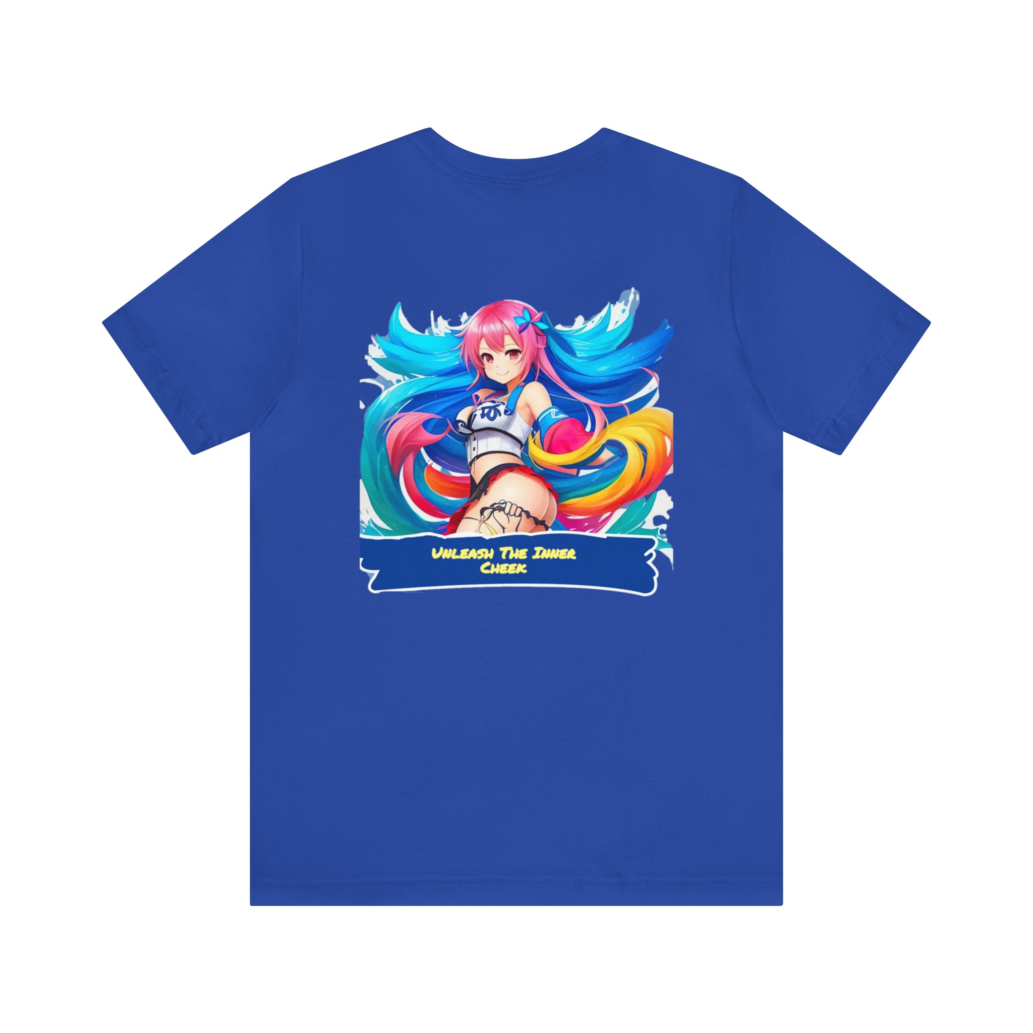 Cheeky Prints Logo tee2: A Seductive Waifu for You to wear