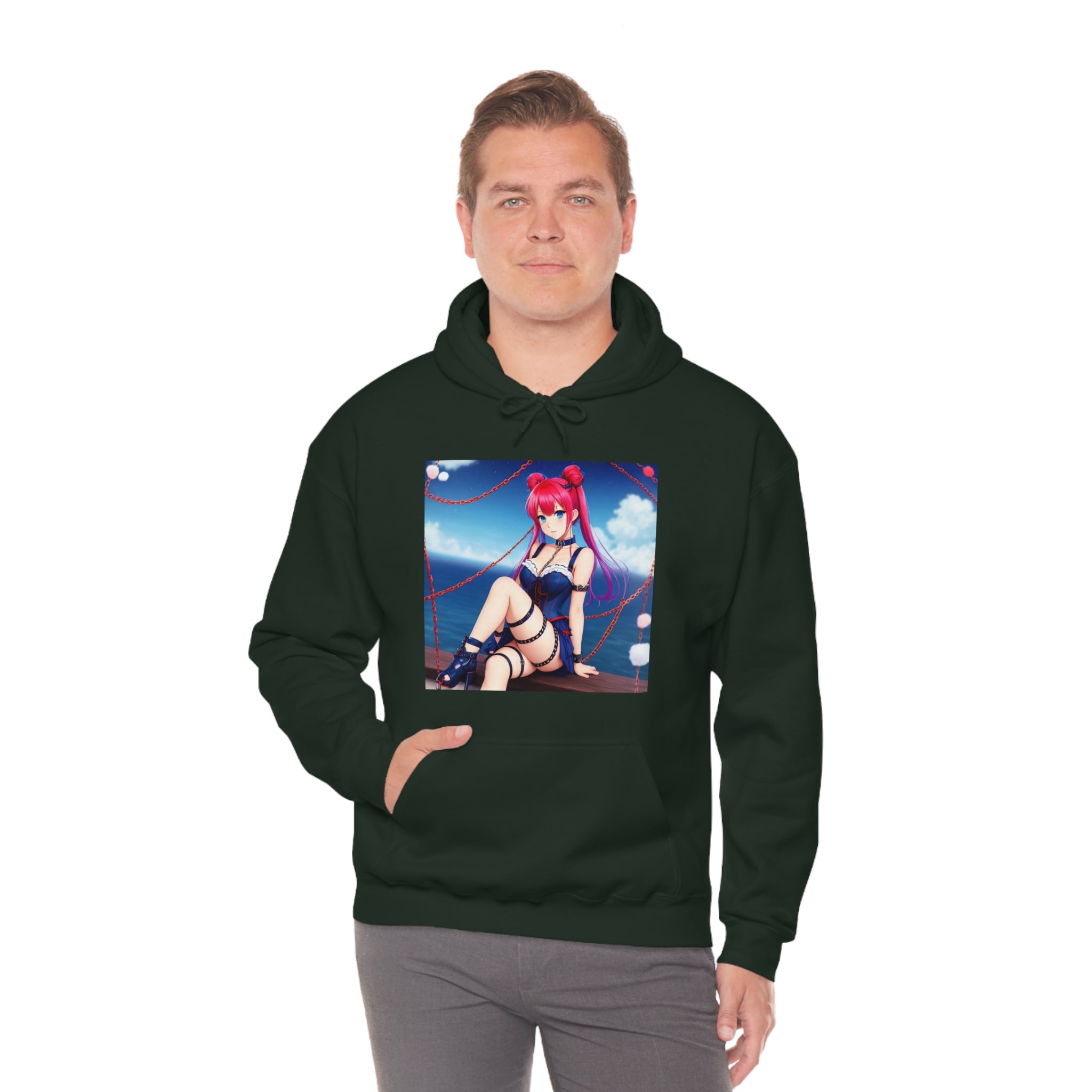 Sea Breeze waifu Unisex Hooded Sweatshirt