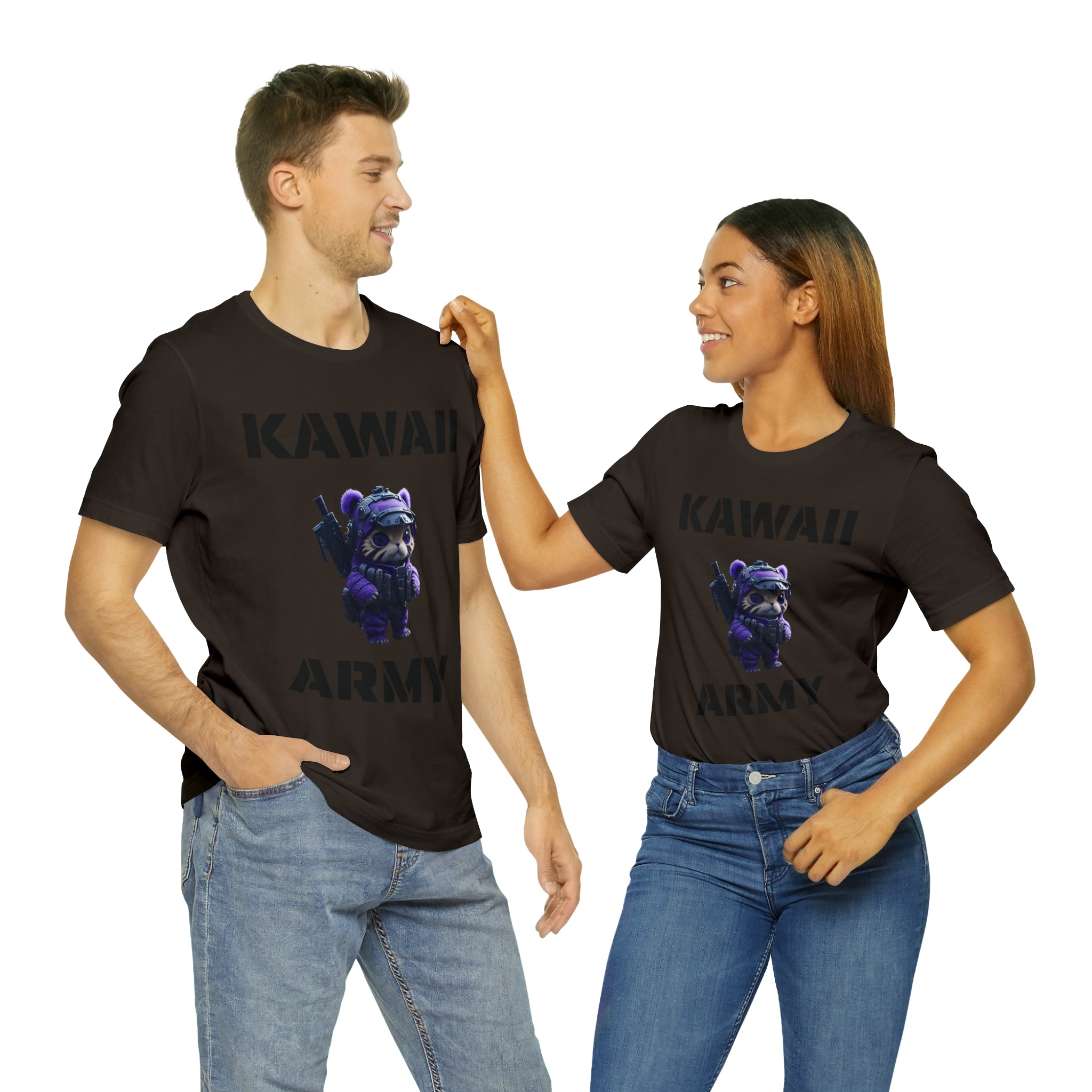 Kawaii Army "Cute but Deadly" T-Shirt | blue scout sniper