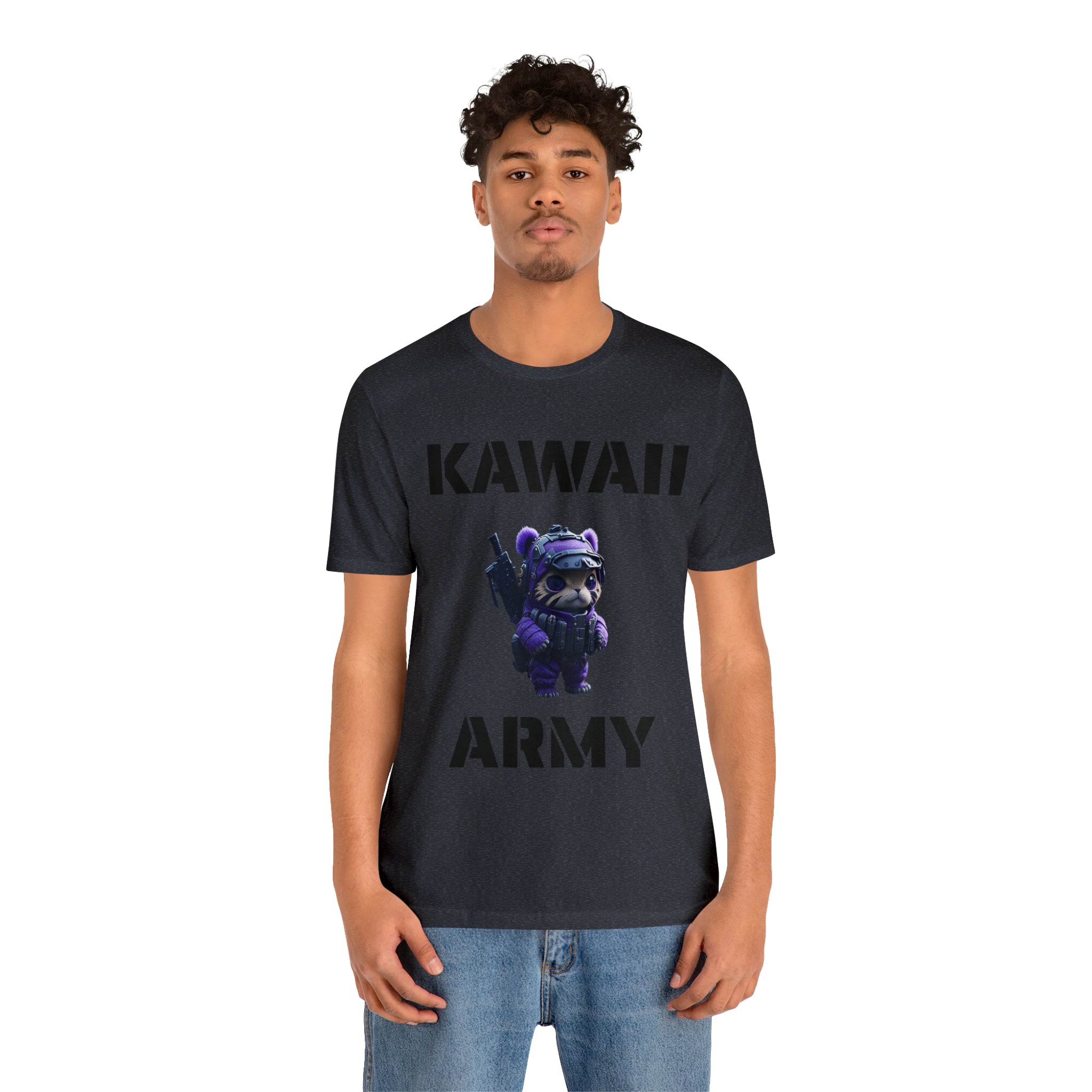 Kawaii Army "Cute but Deadly" T-Shirt | blue scout sniper