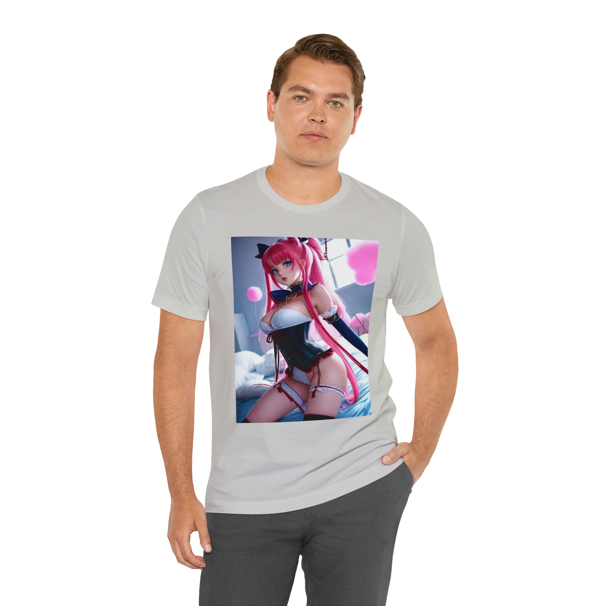 sexy waifu Unisex Jersey Short Sleeve Tee