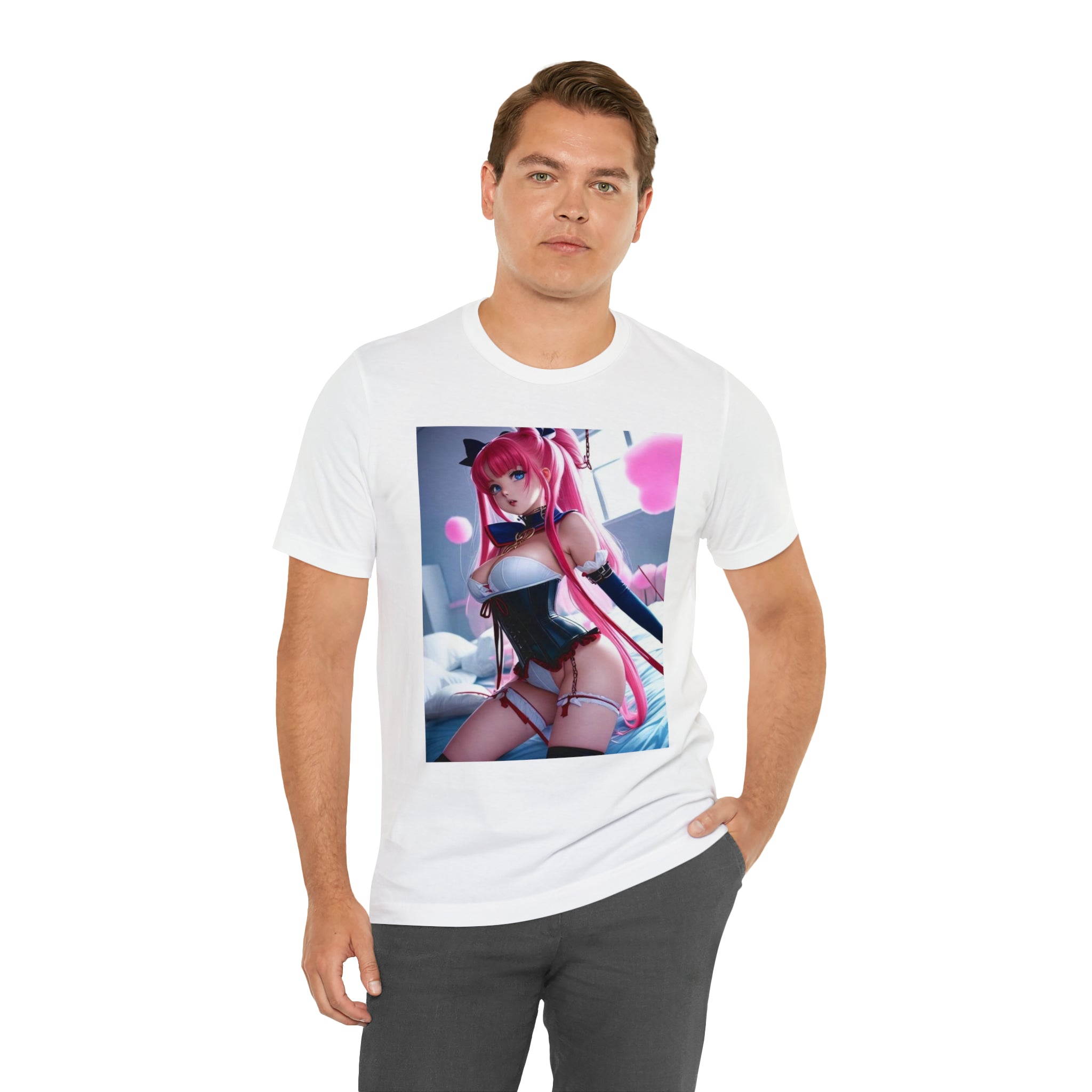 sexy waifu Unisex Jersey Short Sleeve Tee