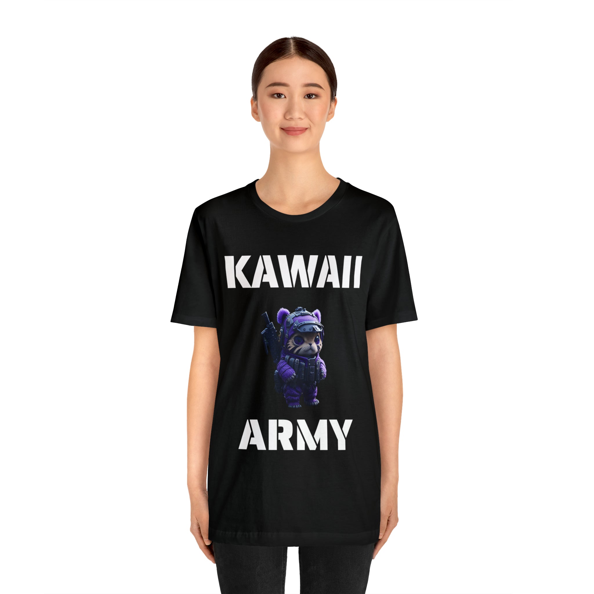 Kawaii Army "Cute but Deadly" T-Shirt | blue scout sniper