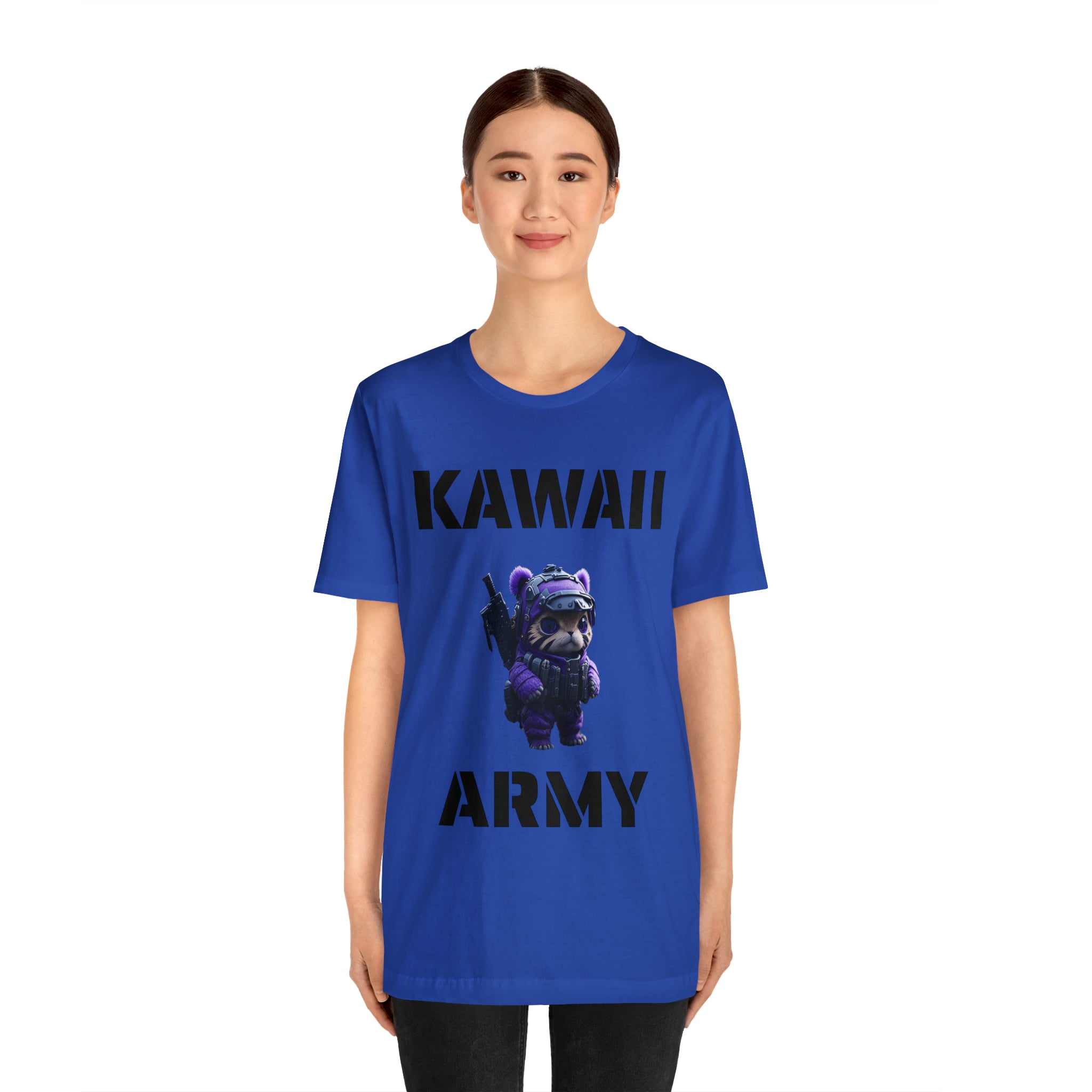 Kawaii Army "Cute but Deadly" T-Shirt | blue scout sniper