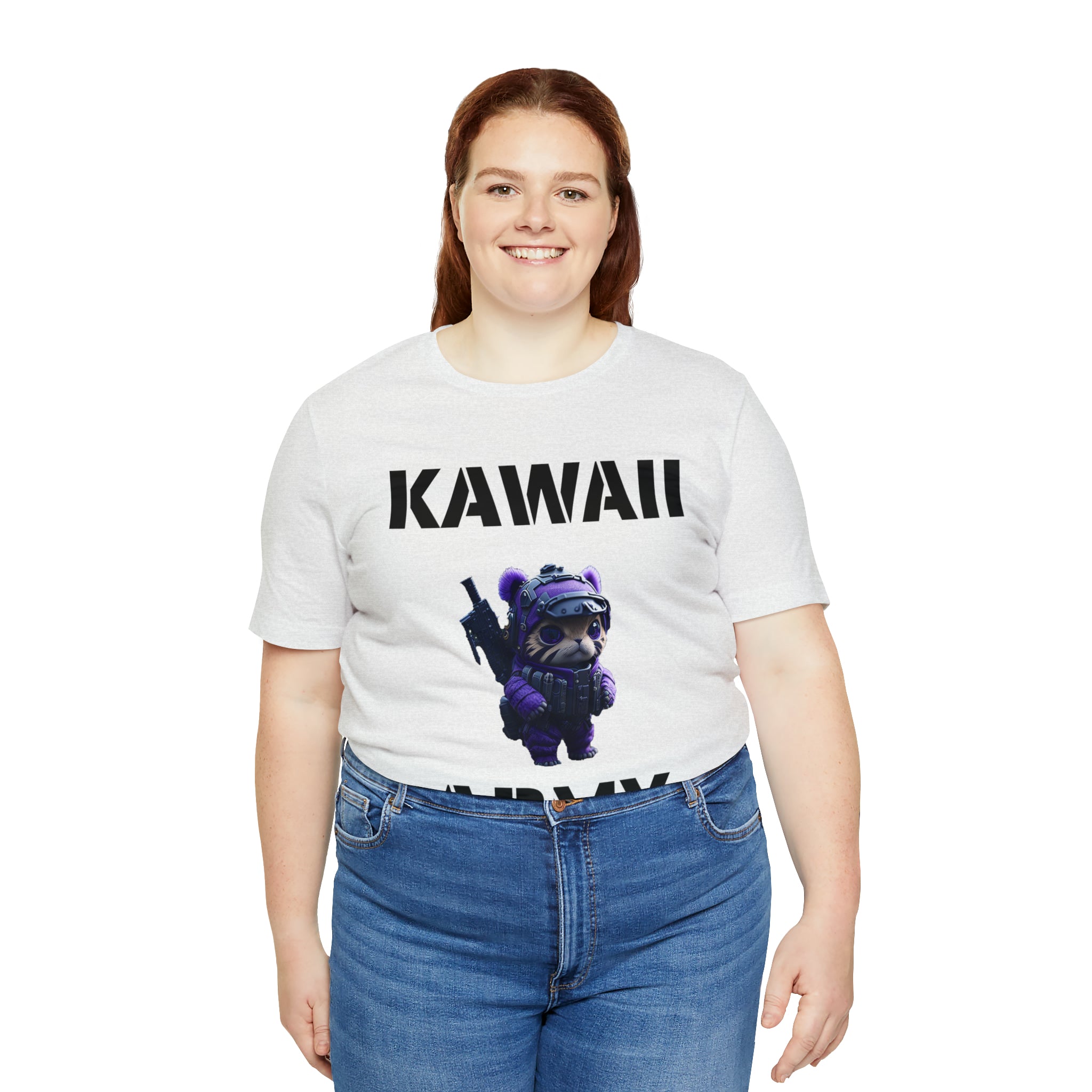 Kawaii Army "Cute but Deadly" T-Shirt | blue scout sniper