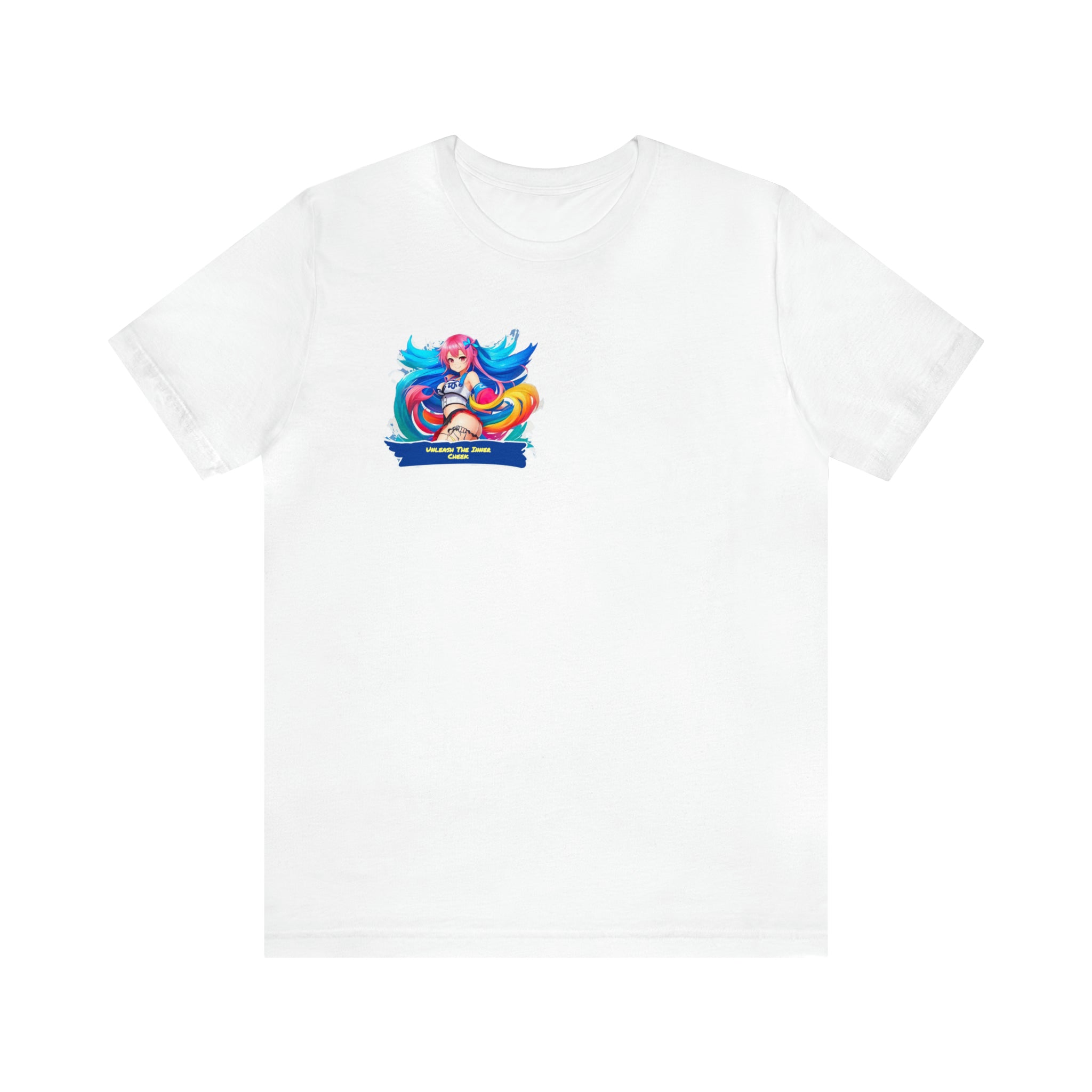 Cheeky Prints Logo tee2: A Seductive Waifu for You to wear