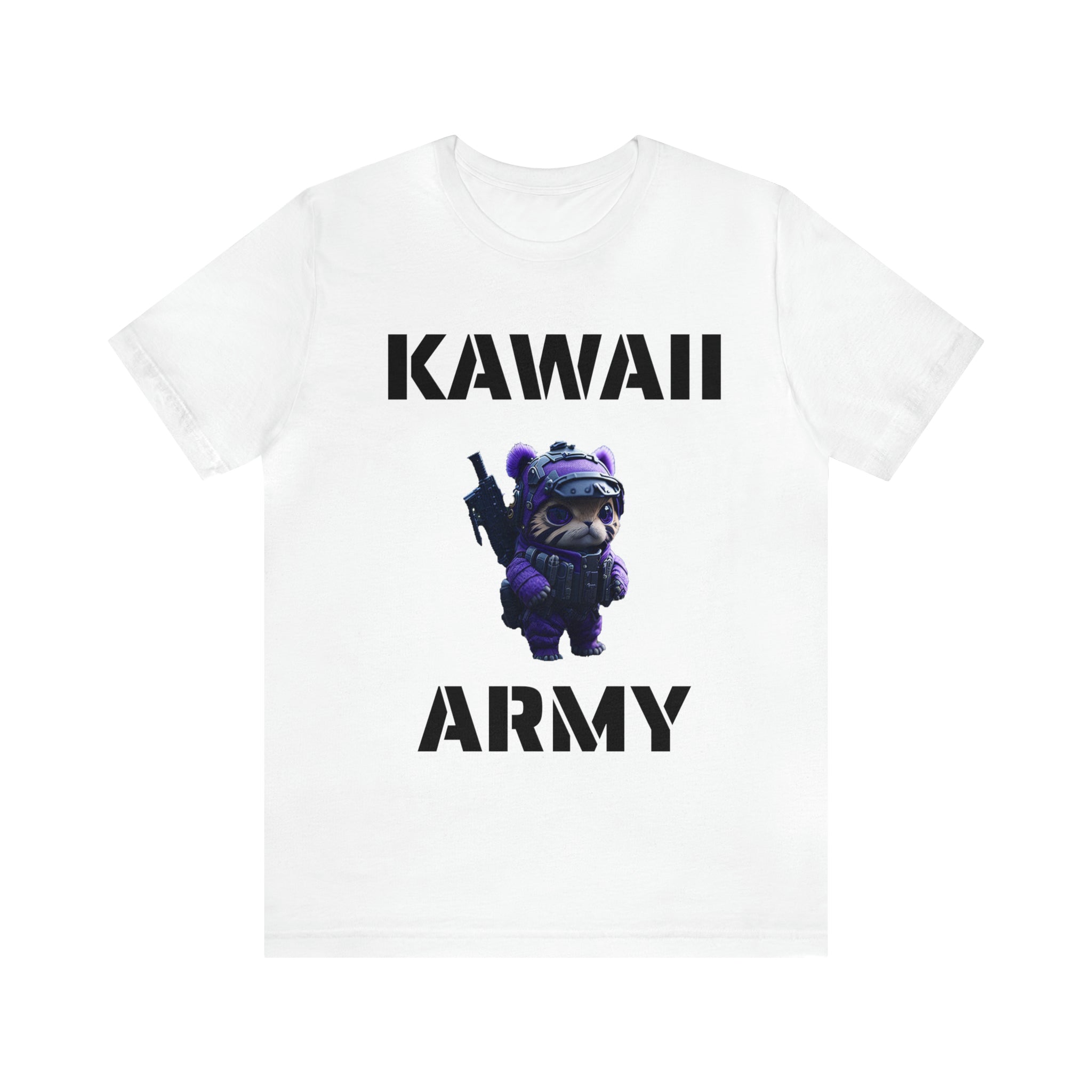 Kawaii Army "Cute but Deadly" T-Shirt | blue scout sniper