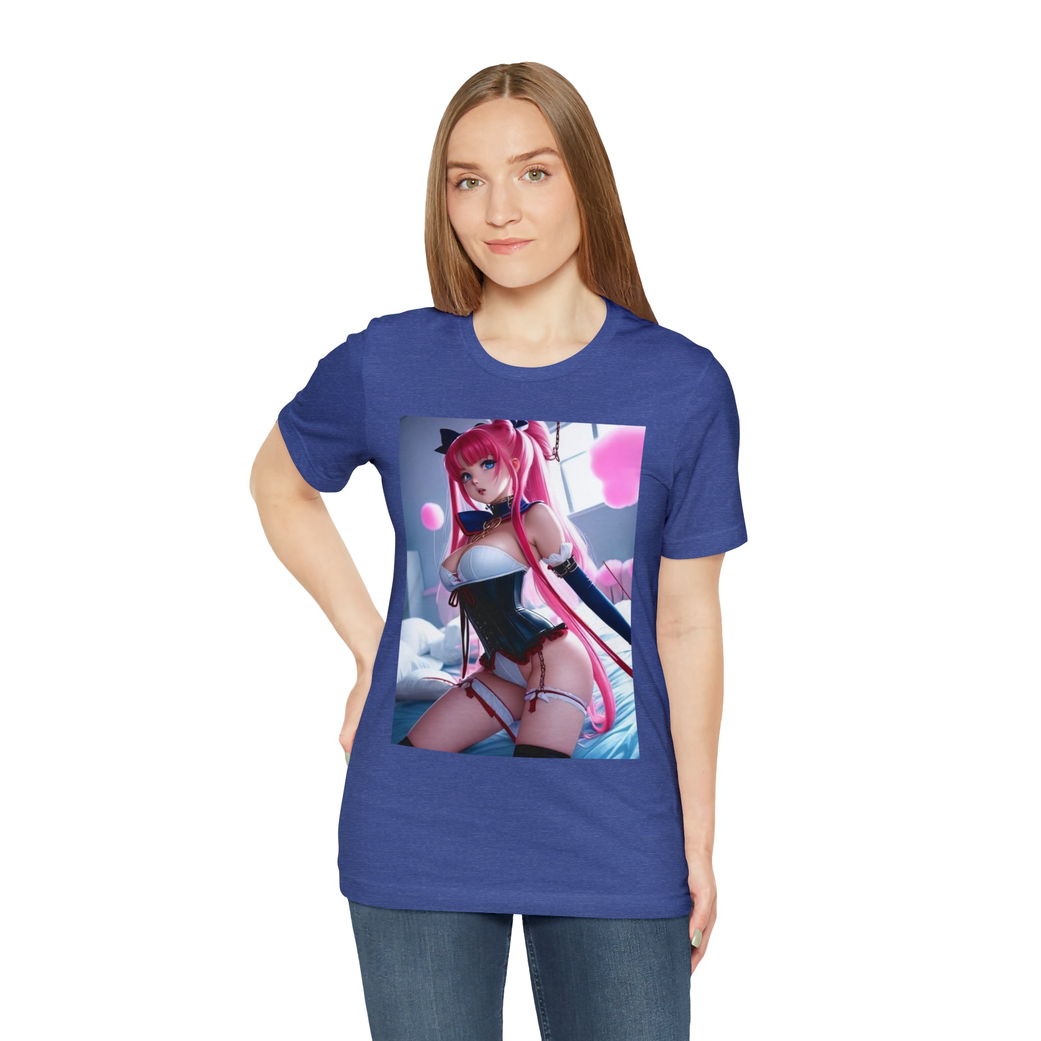 sexy waifu Unisex Jersey Short Sleeve Tee