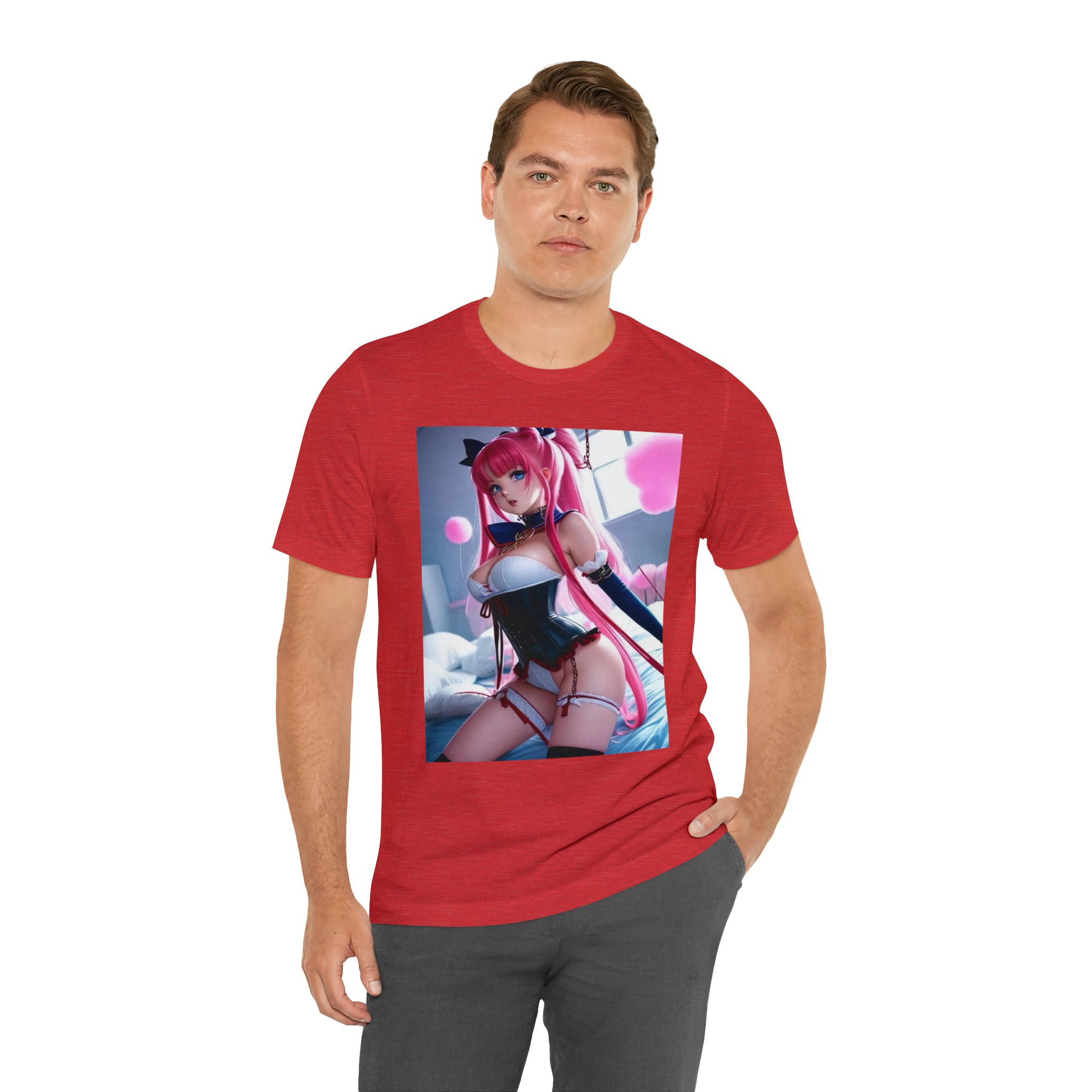 sexy waifu Unisex Jersey Short Sleeve Tee