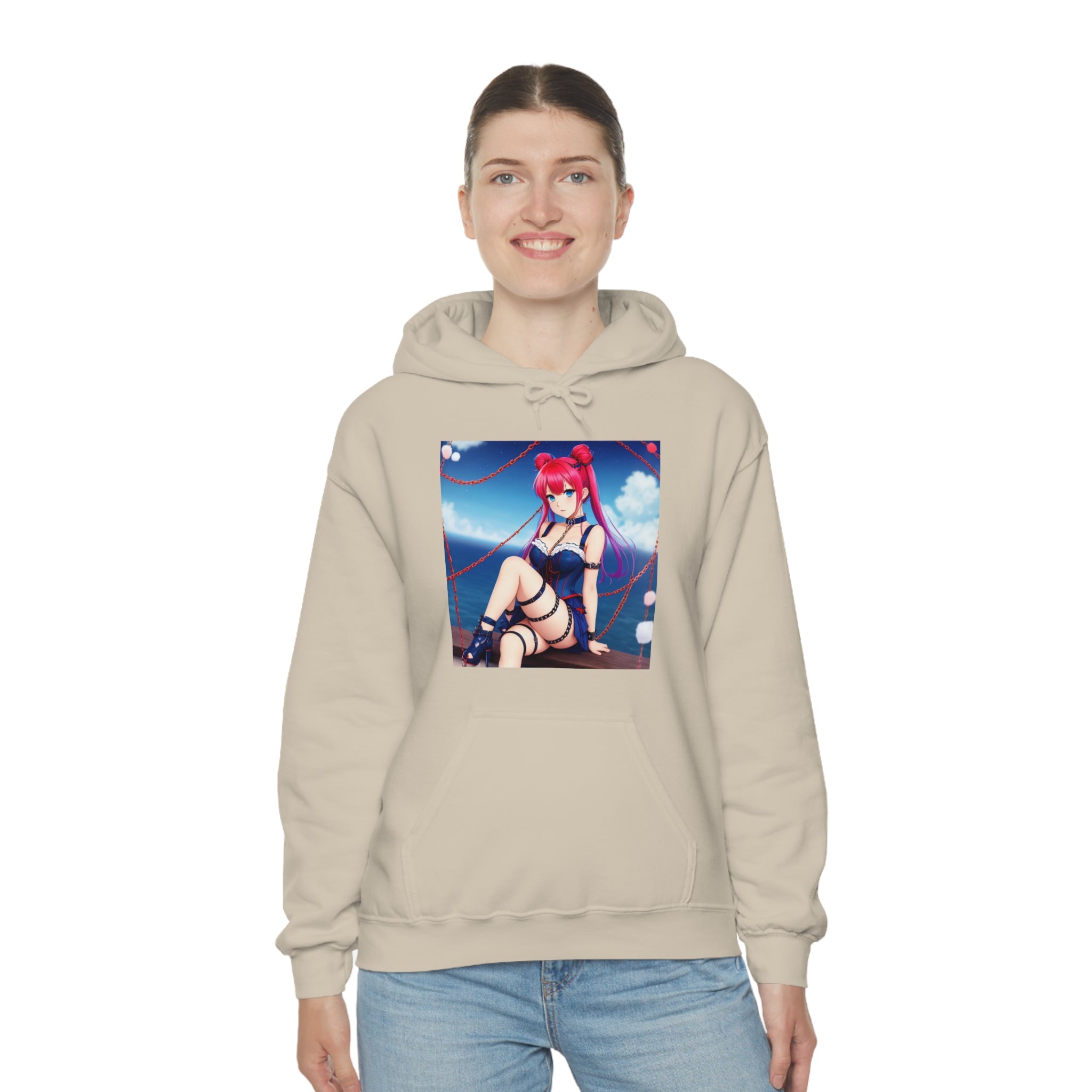 Sea Breeze waifu Unisex Hooded Sweatshirt