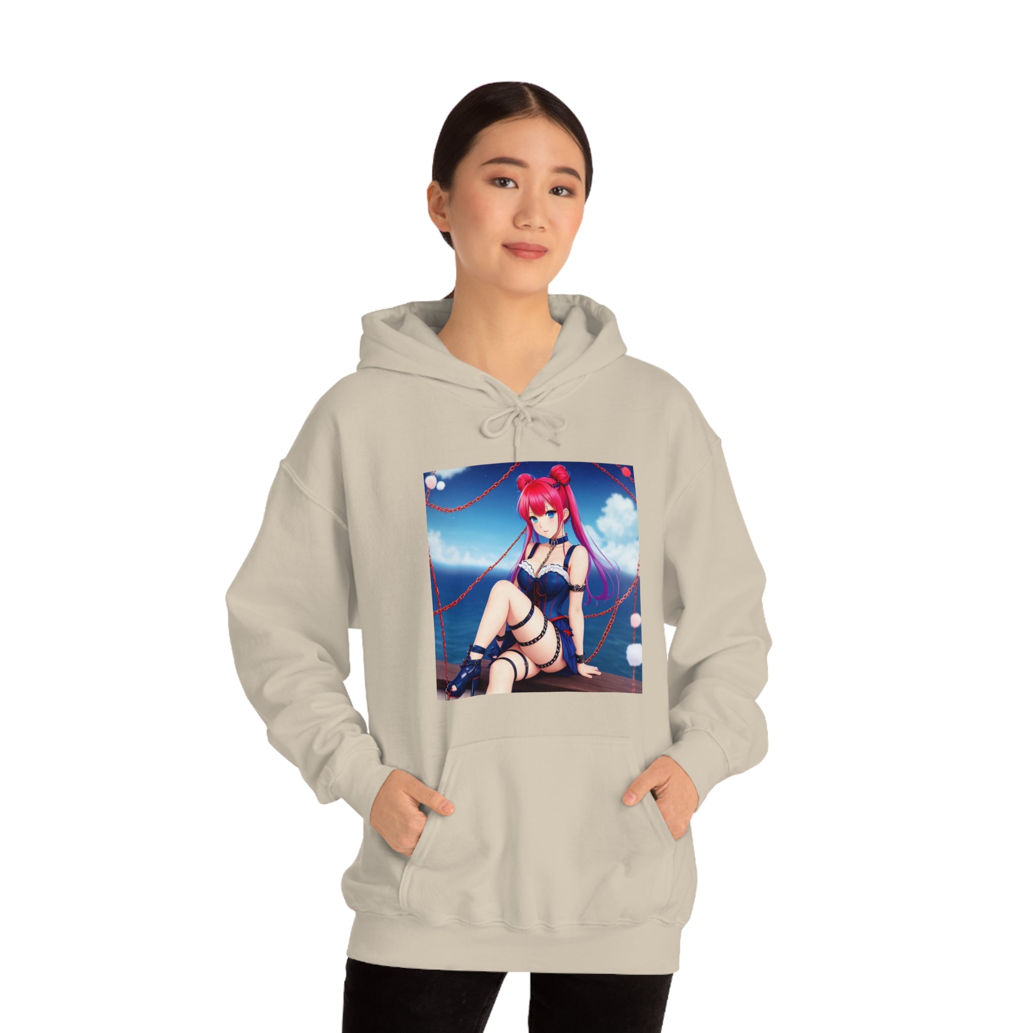 Sea Breeze waifu Unisex Hooded Sweatshirt