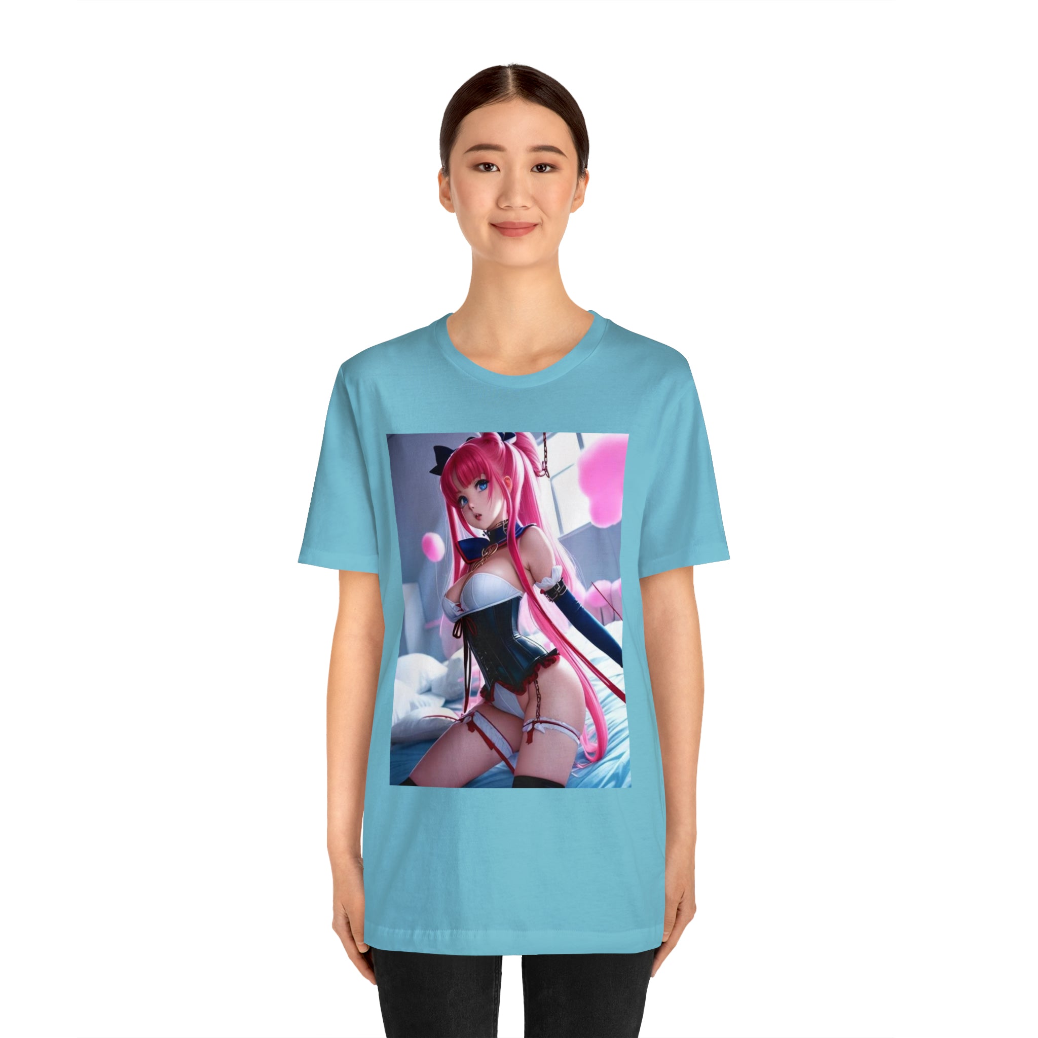 sexy waifu Unisex Jersey Short Sleeve Tee